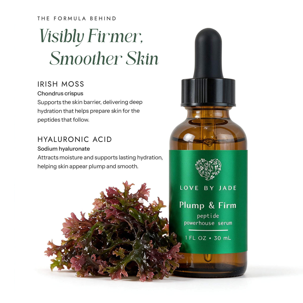 Love by Jade Plump & Firm Powerhouse Multi-Peptide Serum