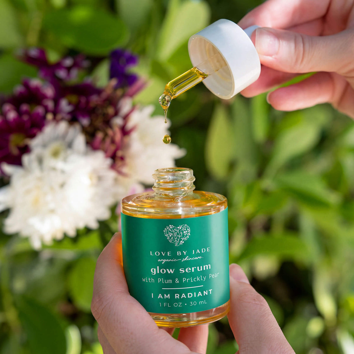 Love by Jade Glow Face Serum with Plum & Prickly Pear