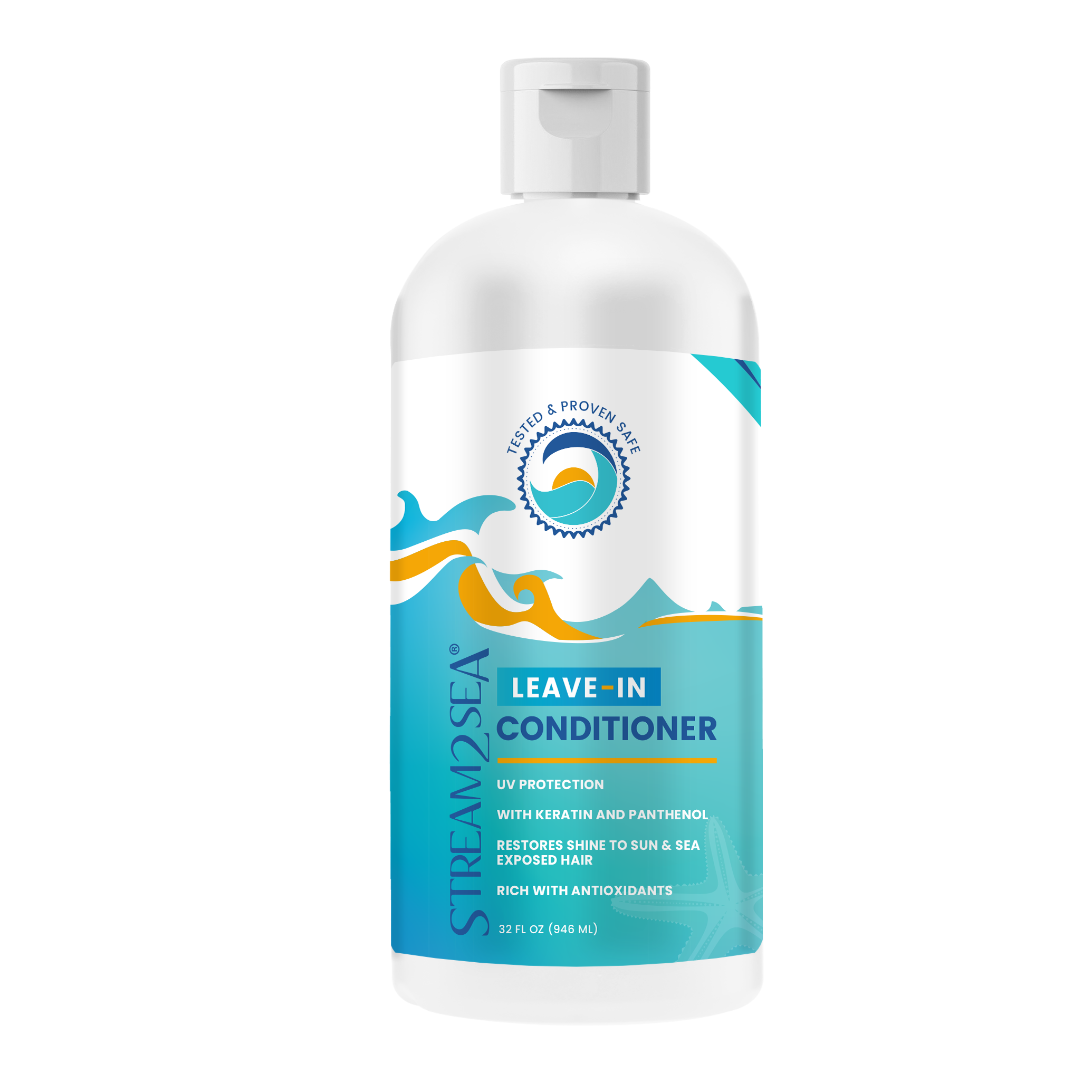 Stream 2 Sea leave-in conditioner bottle on a white background