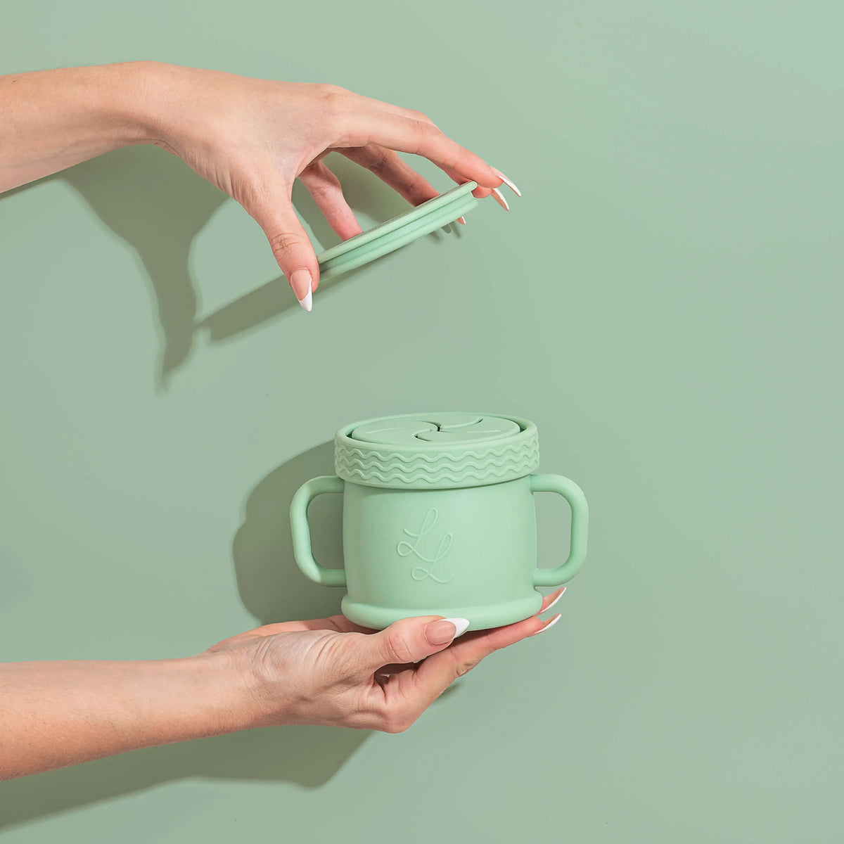 Lowcountry Littles Coastal Cup: Nontoxic Snack Cup With Lid