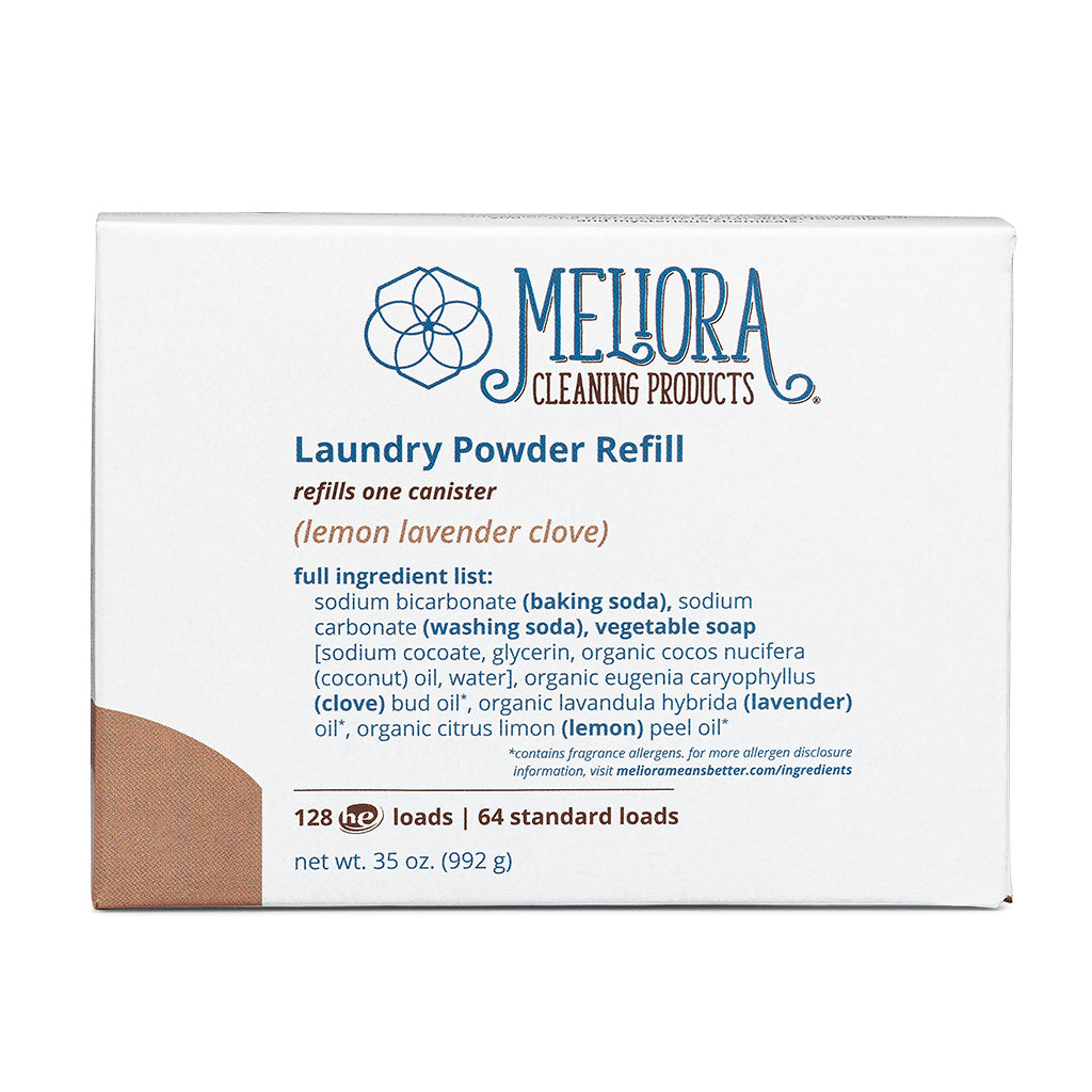 Meliora Laundry Powder Detergent - 4-Pack Refill (512 HE / 256 Standard Loads)