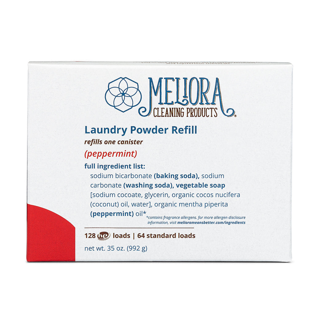 Meliora Laundry Powder Detergent - 4-Pack Refill (512 HE / 256 Standard Loads)
