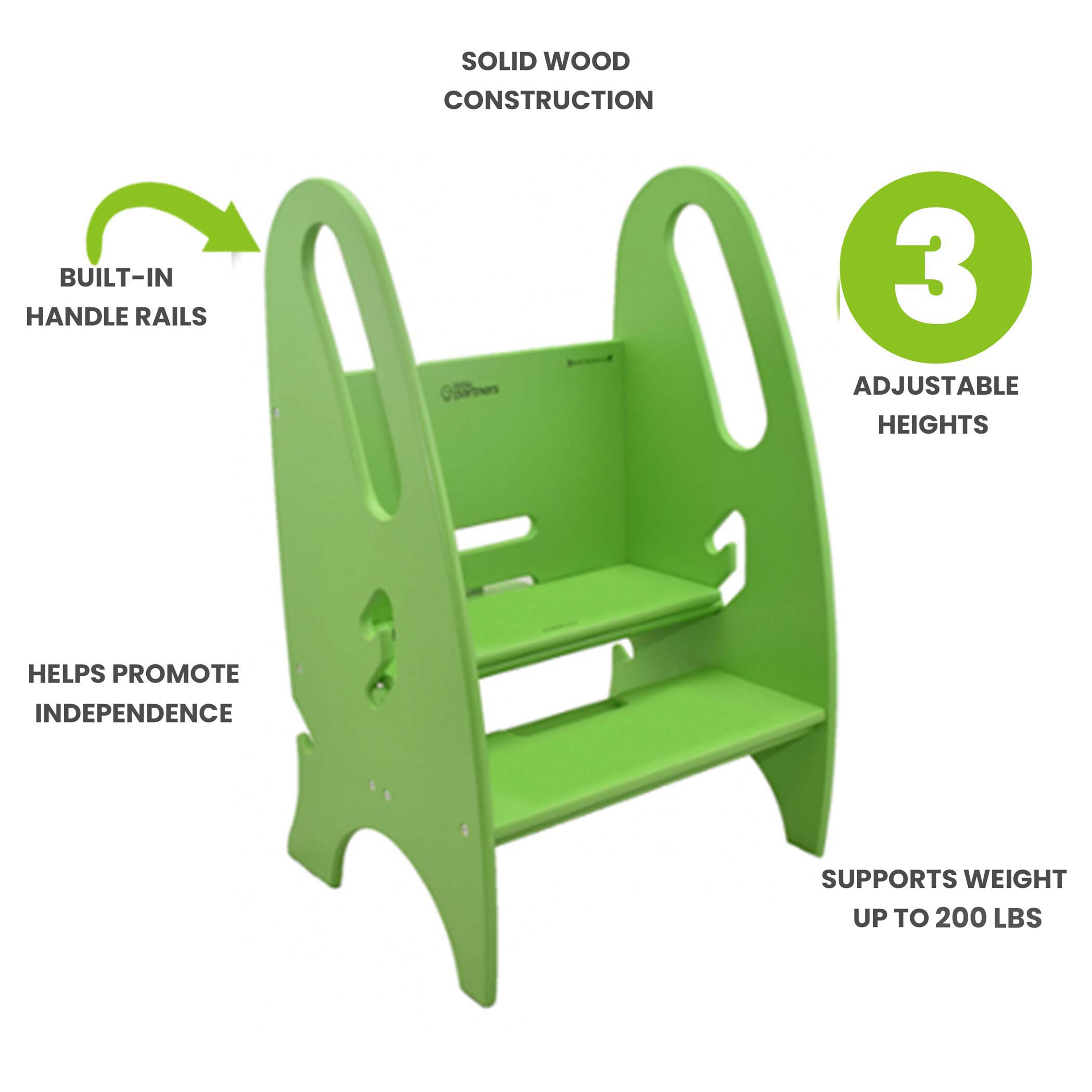 Little Partners 3-in-1 Growing Step Stool