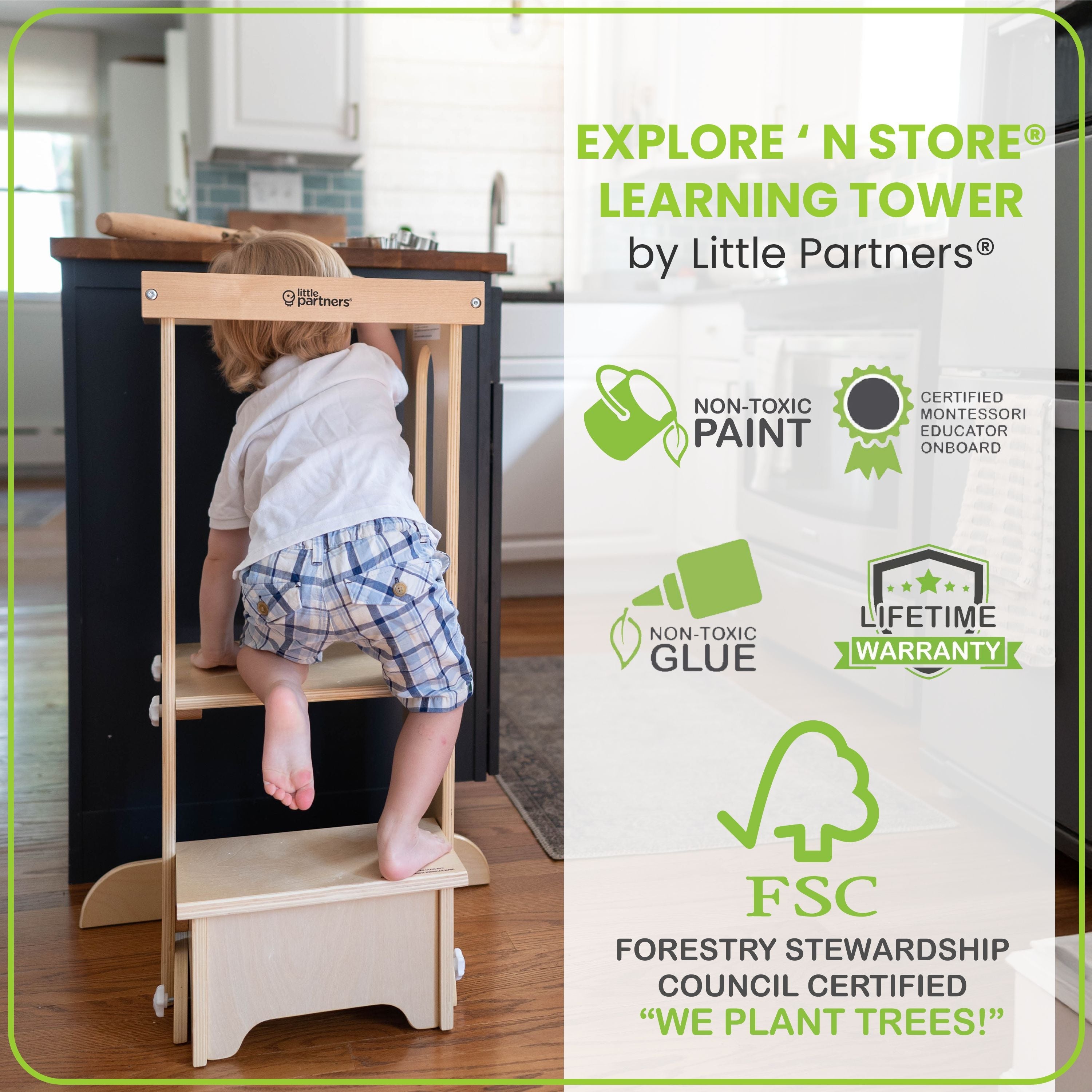 Little Partners Explore 'N Store Learning Tower® Toddler Tower
