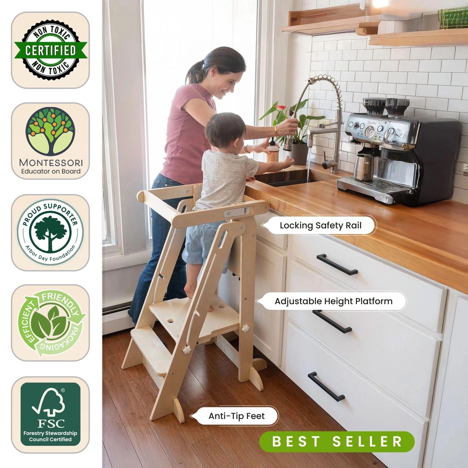 Little Partners Learn 'N Fold Learning Tower® Toddler Tower