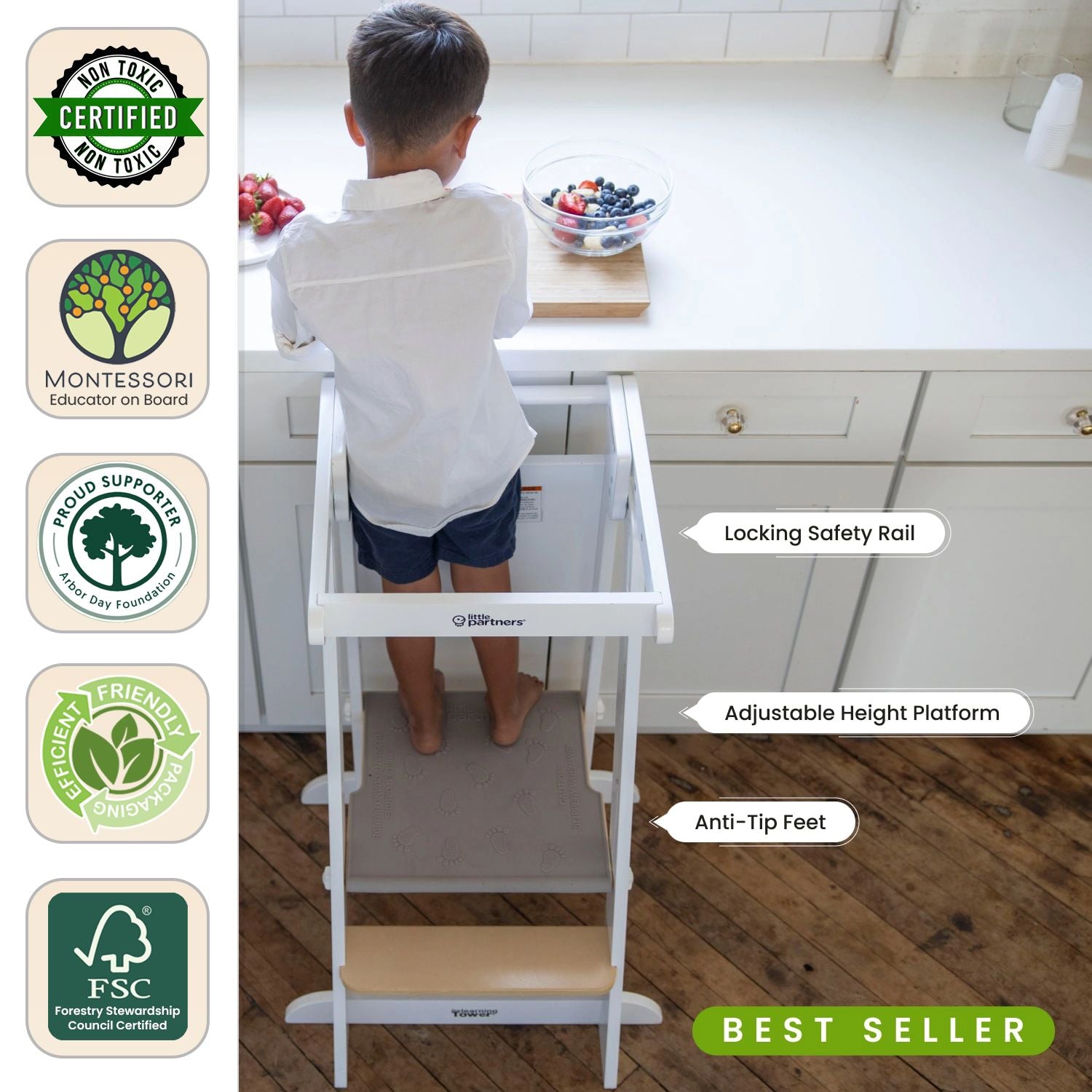 Little Partners Learn 'N Fold Learning Tower® Toddler Tower