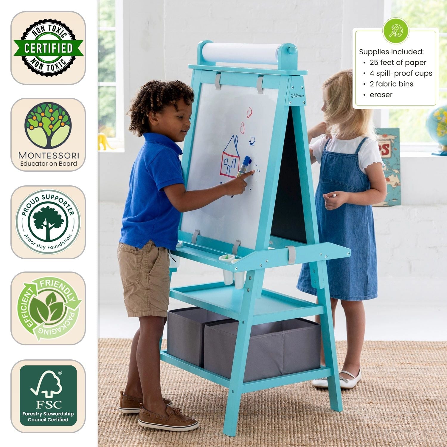 Little Partners Deluxe Learn & Play Art Center