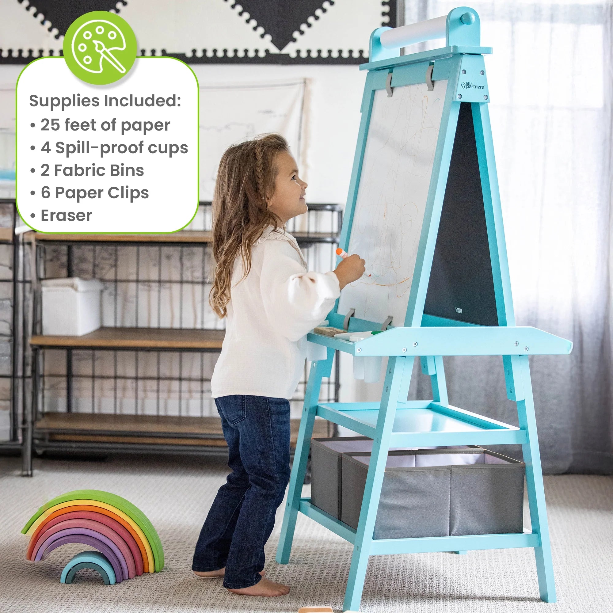 Little Partners Deluxe Learn & Play Art Center