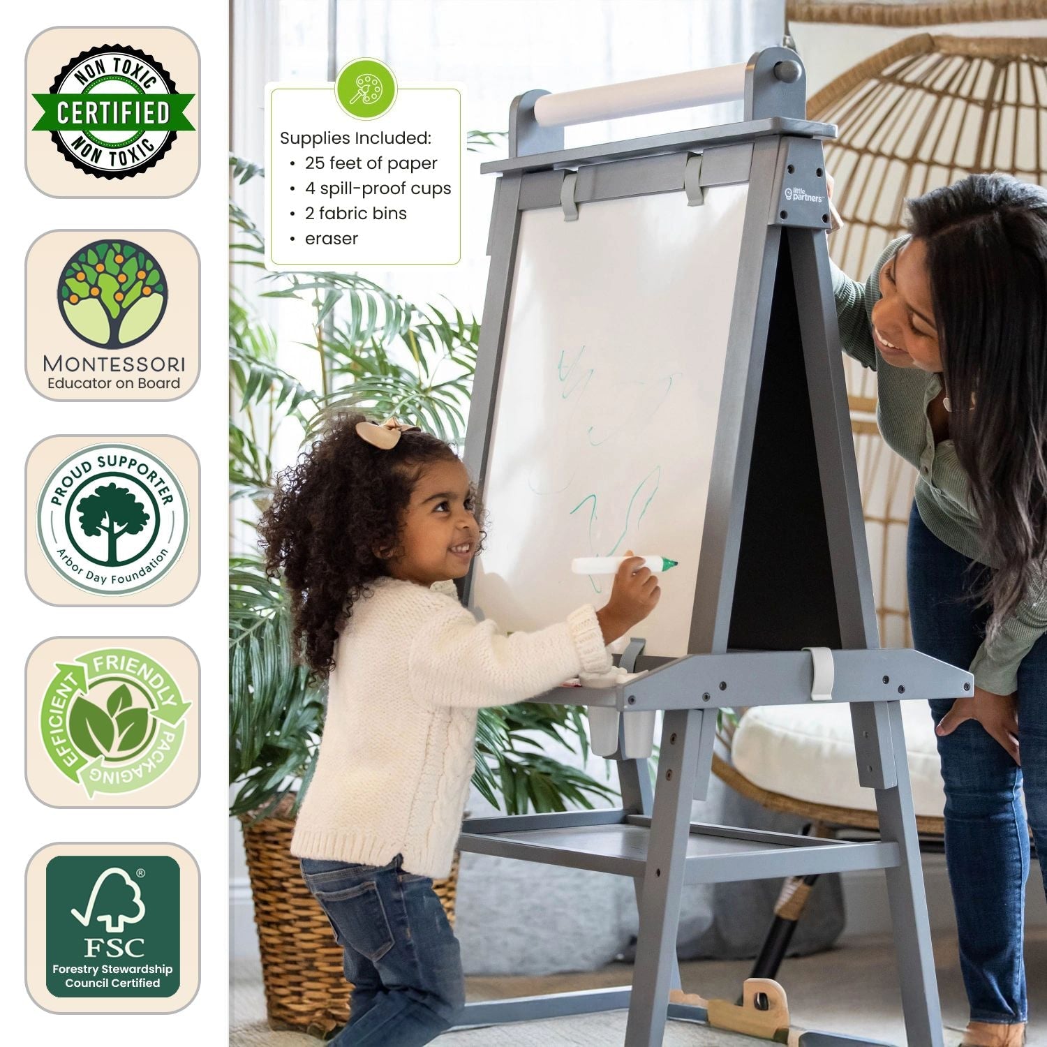 Little Partners Deluxe Learn & Play Art Center