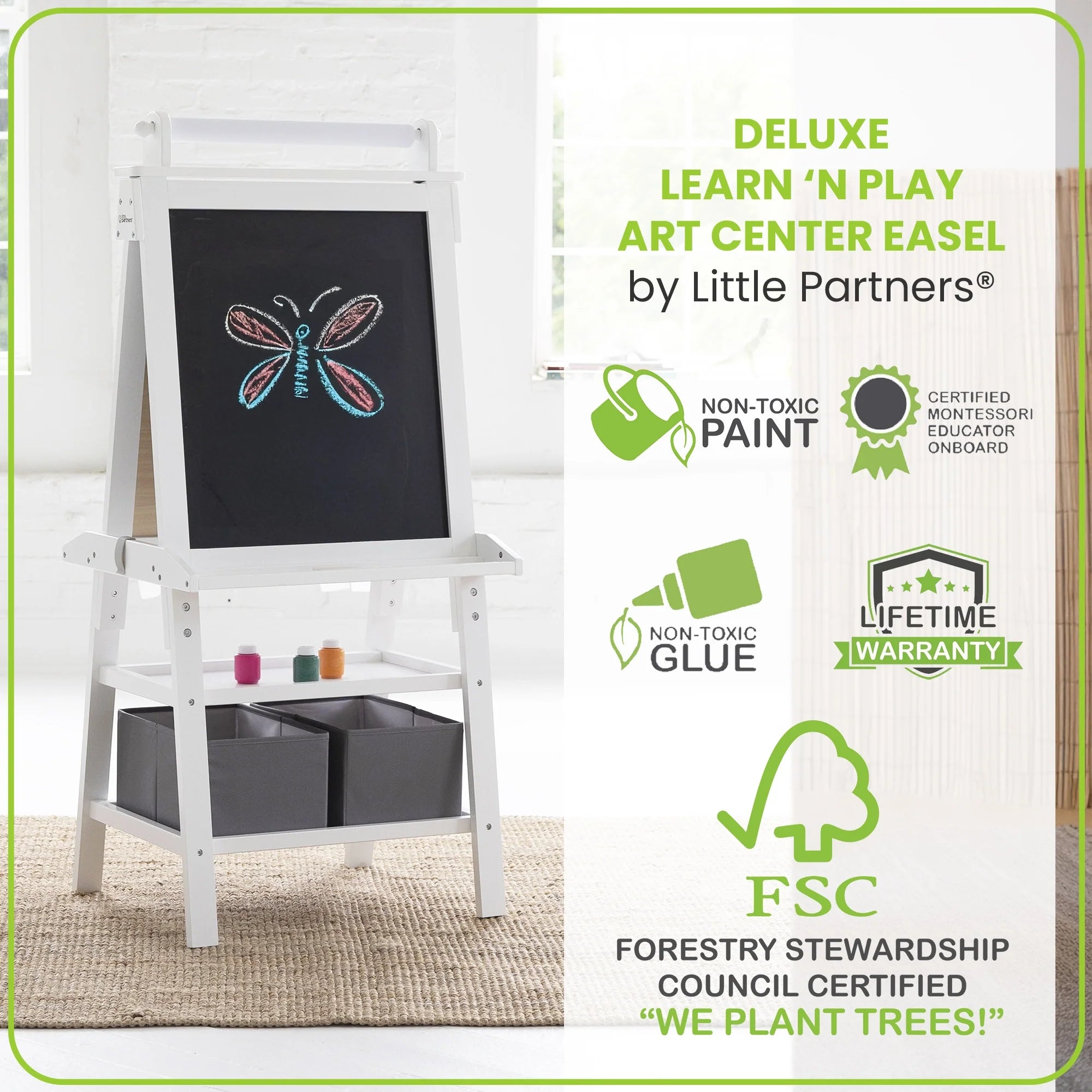 Little Partners Deluxe Learn & Play Art Center