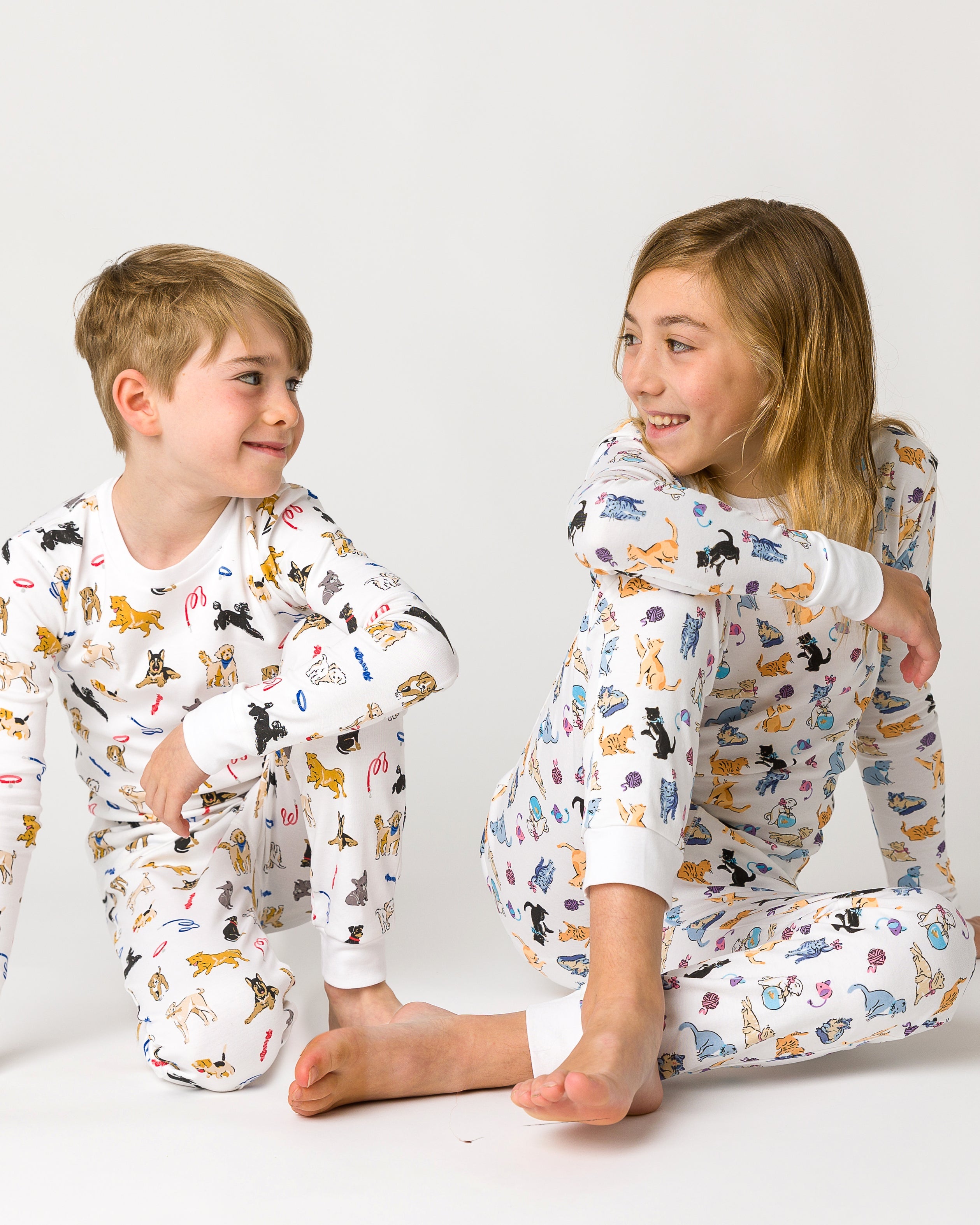 12|12 The Organic Long Sleeve Pajama Set [Cat Nap]