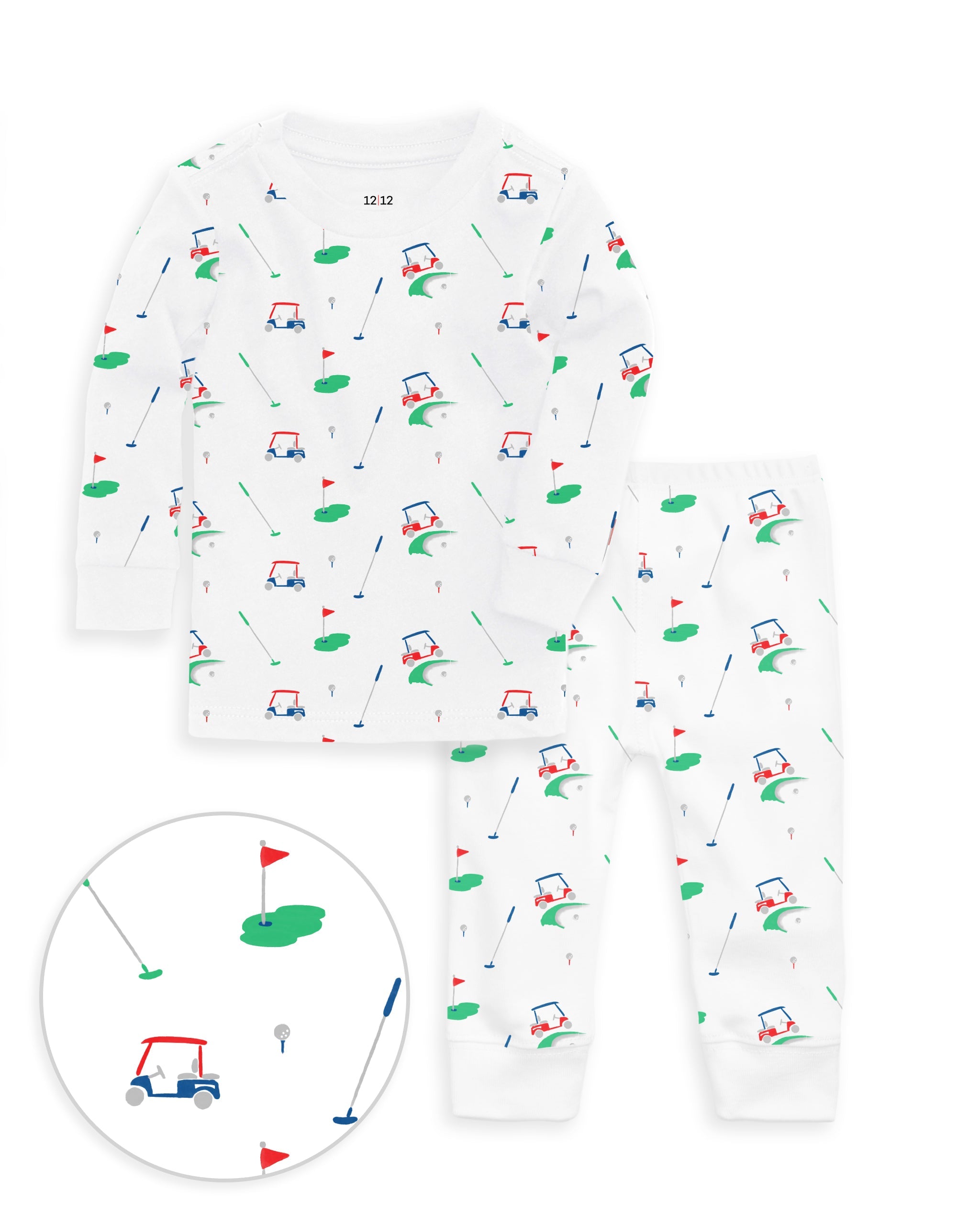 12|12 The Organic Long Sleeve Pajama Set [Par Tee]
