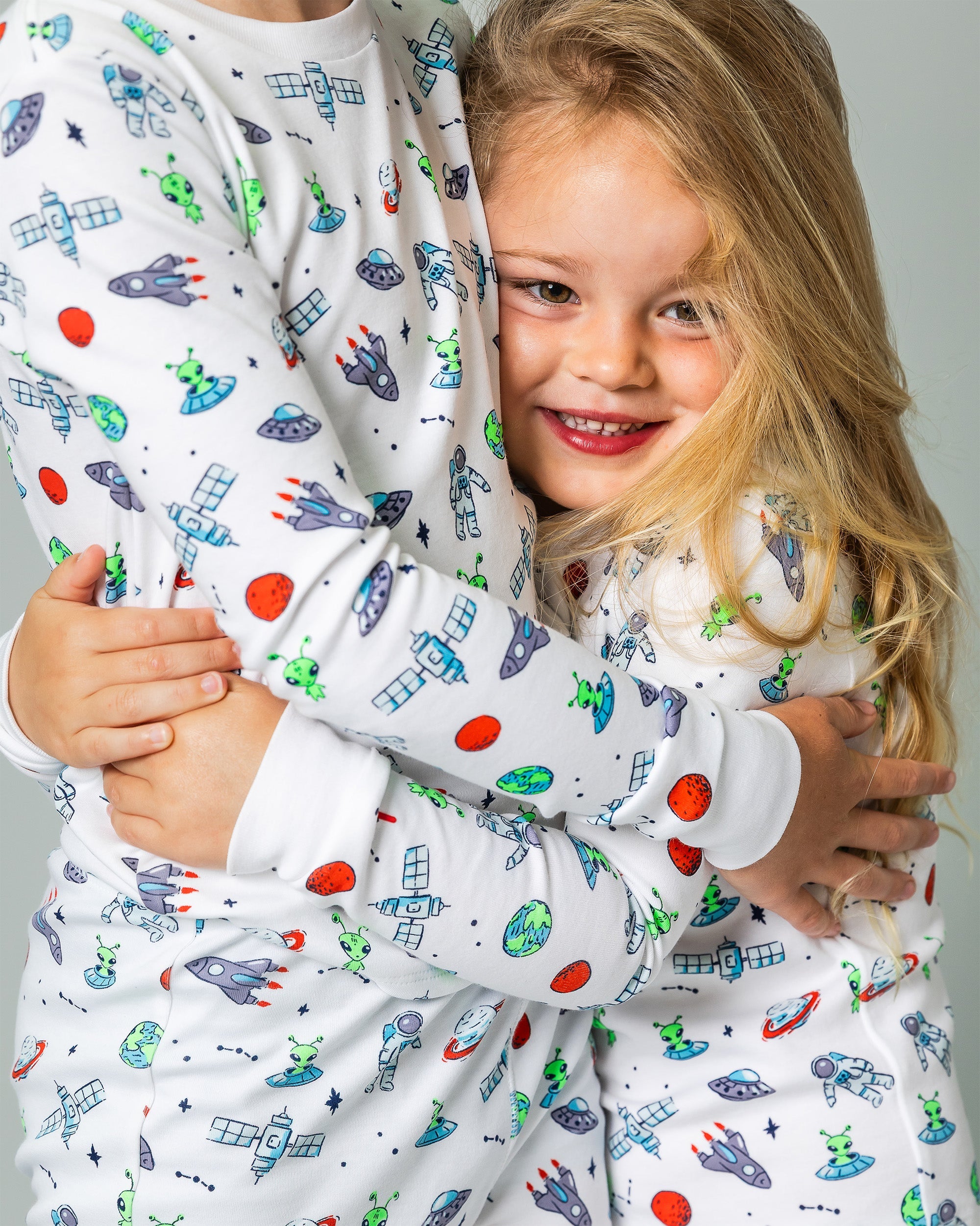 12|12 The Organic Long Sleeve Pajama Set [Aliens and Astronauts]