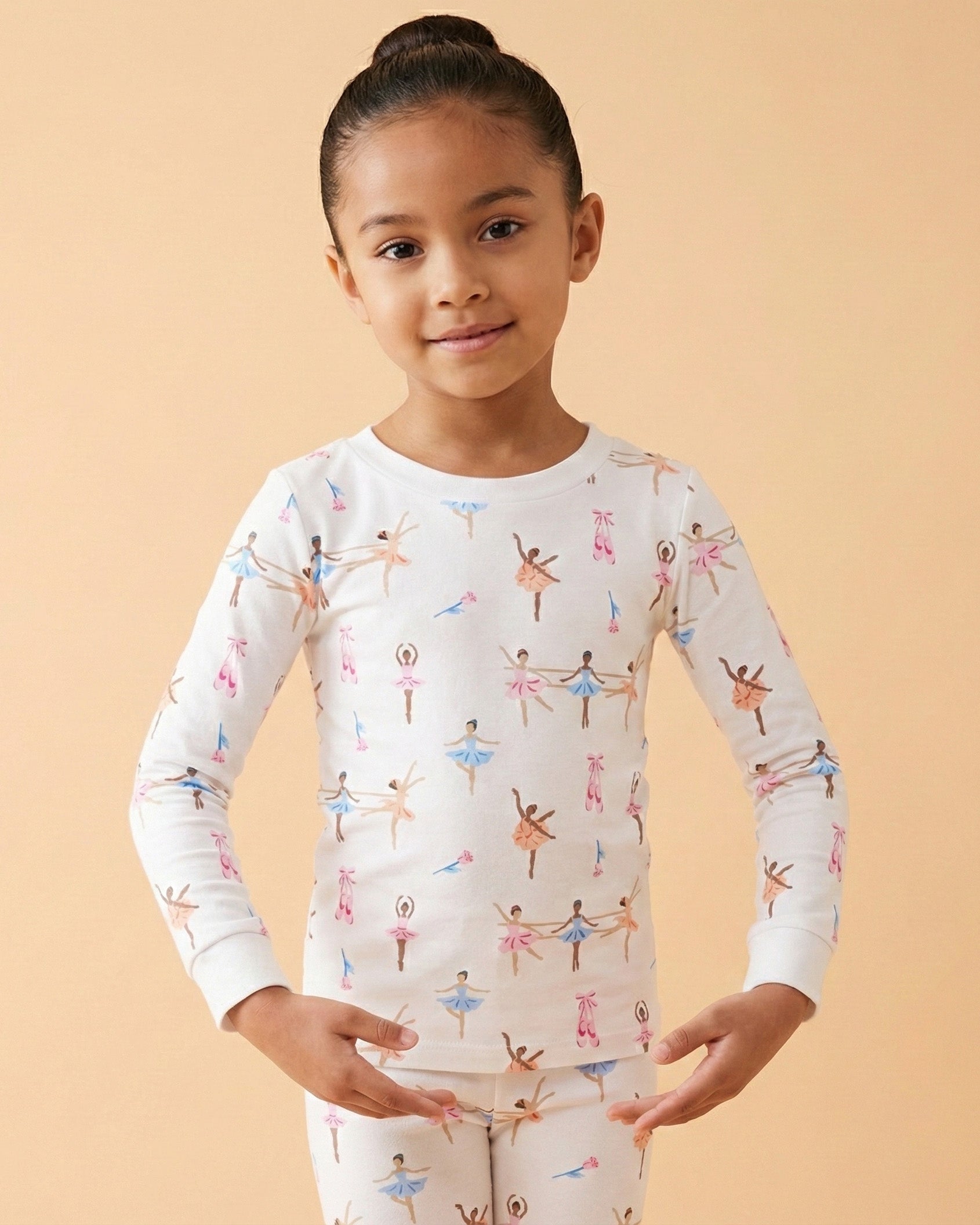 12|12 The Organic Long Sleeve Pajama Set [Ballet] - Gimme the Good