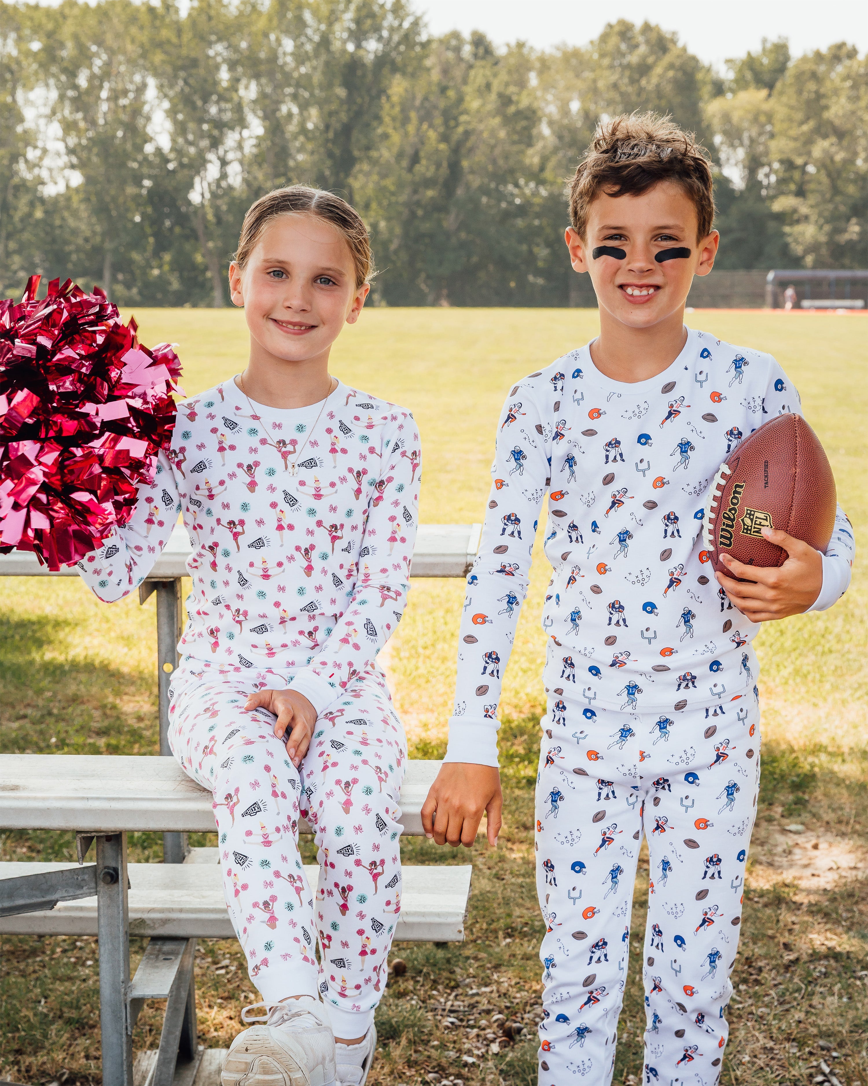 12|12 The Organic Long Sleeve Pajama Set [Cheer]