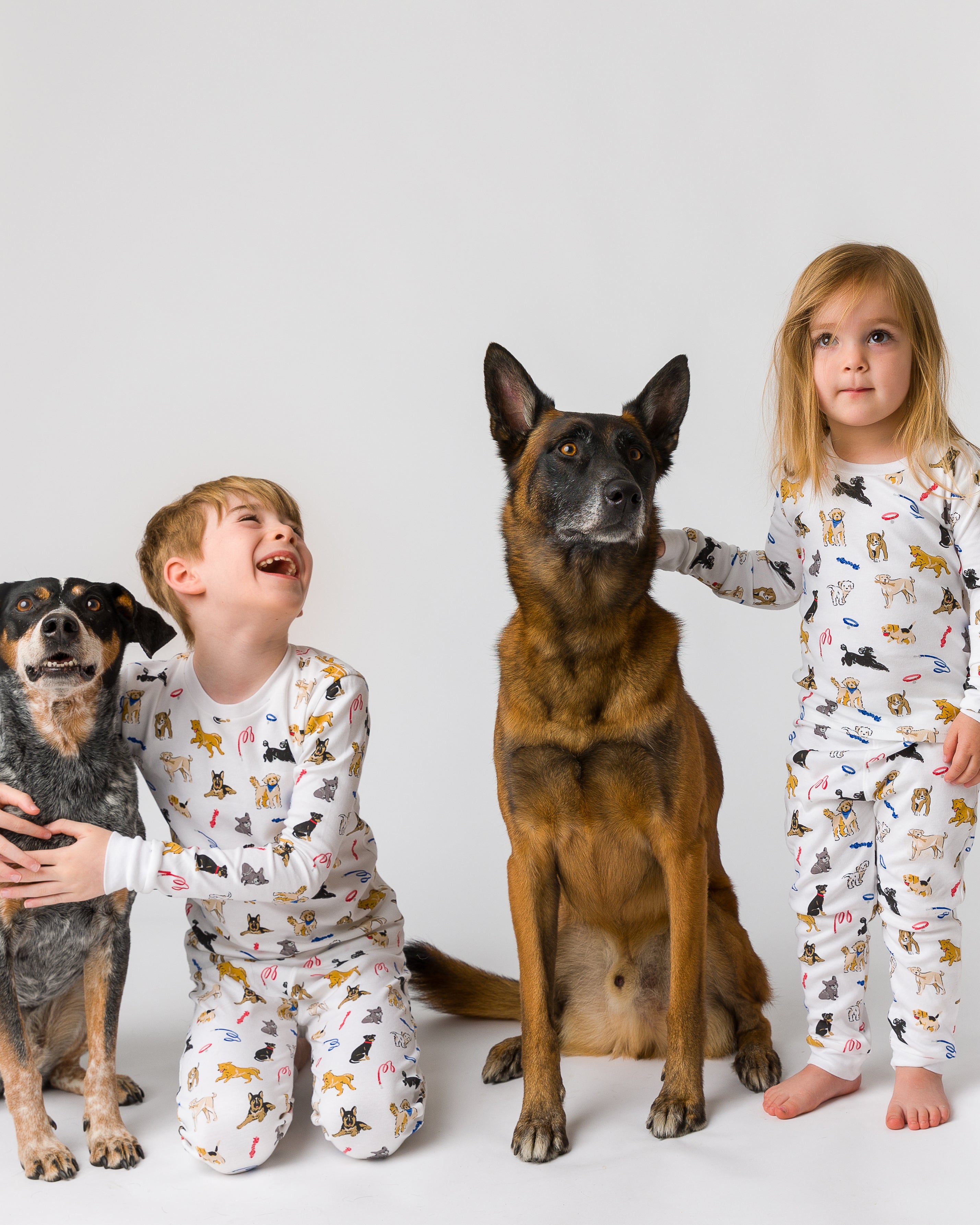 12|12 The Organic Long Sleeve Pajama Set [Dog Days]