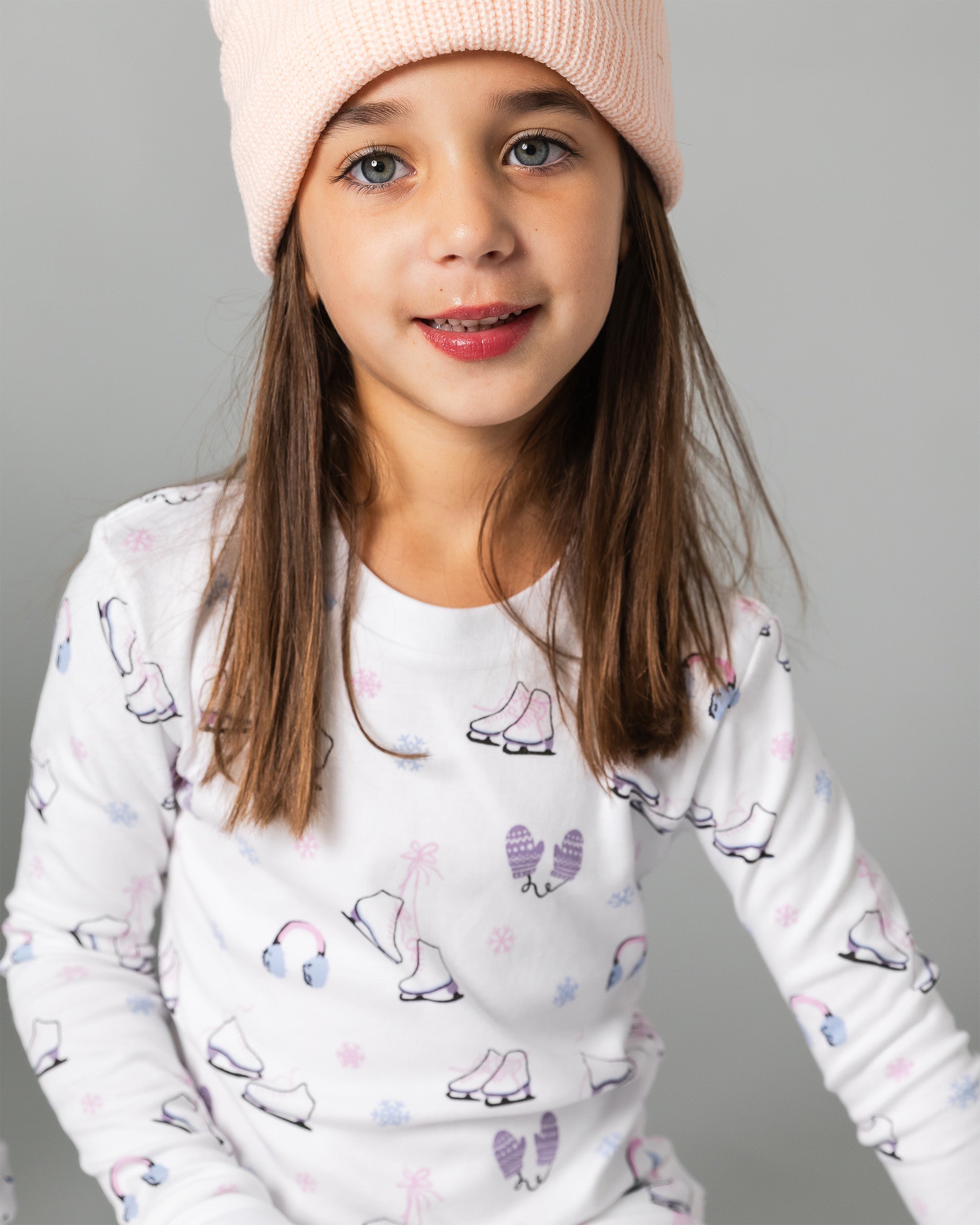 12|12 The Organic Long Sleeve Pajama Set [Figure Skating]
