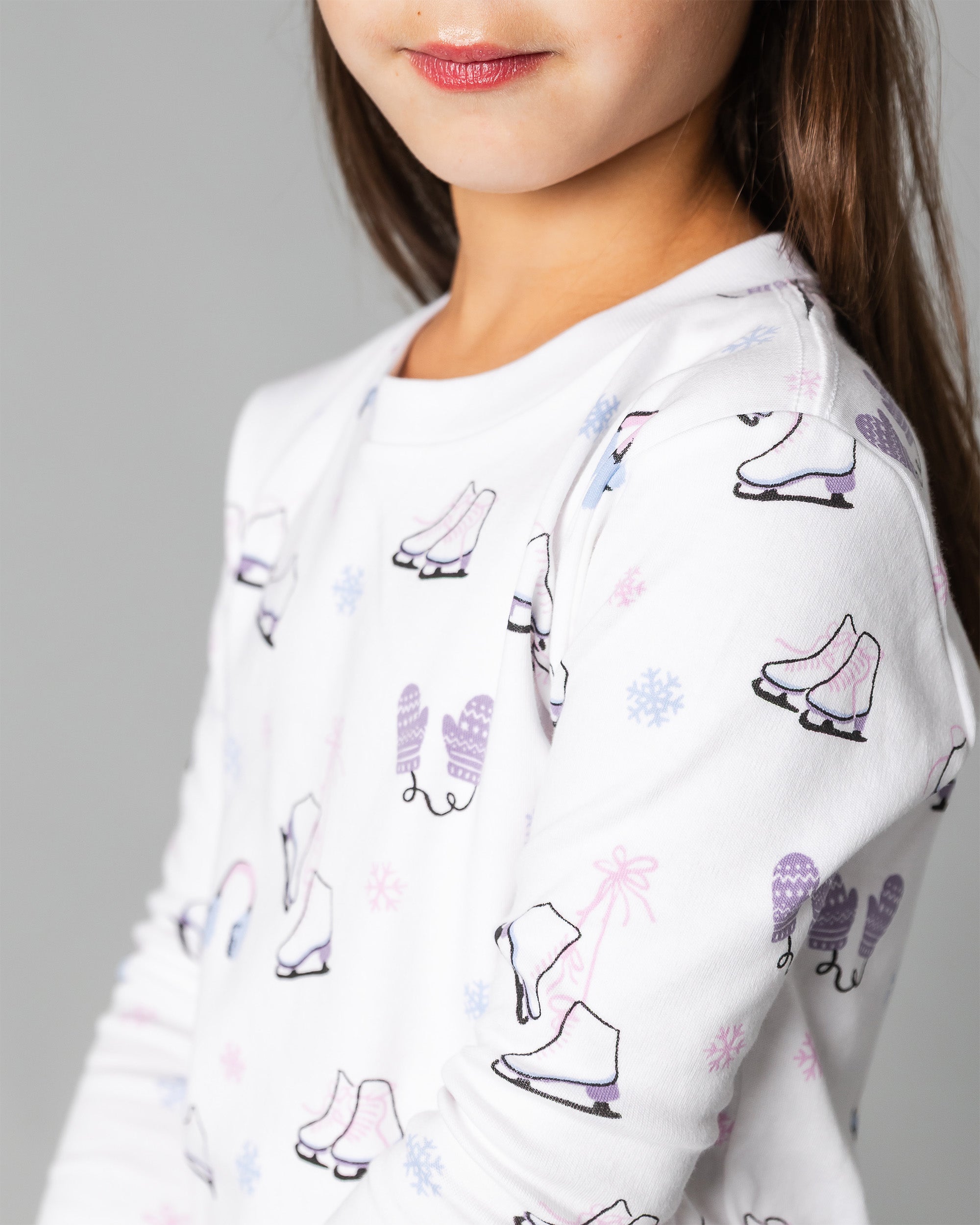 12|12 The Organic Long Sleeve Pajama Set [Figure Skating]