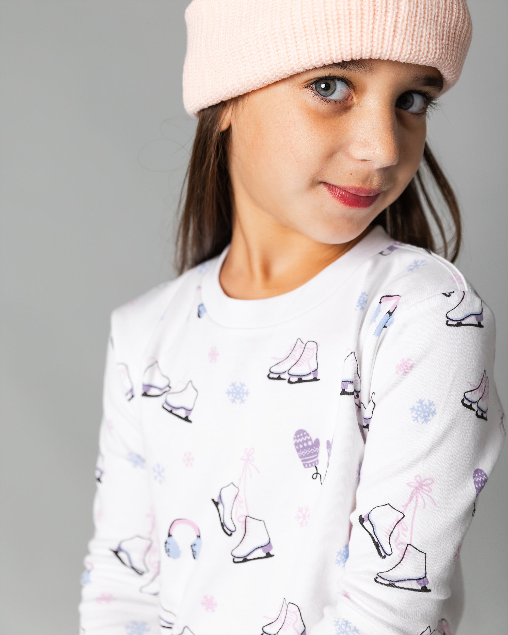 12|12 The Organic Long Sleeve Pajama Set [Figure Skating]