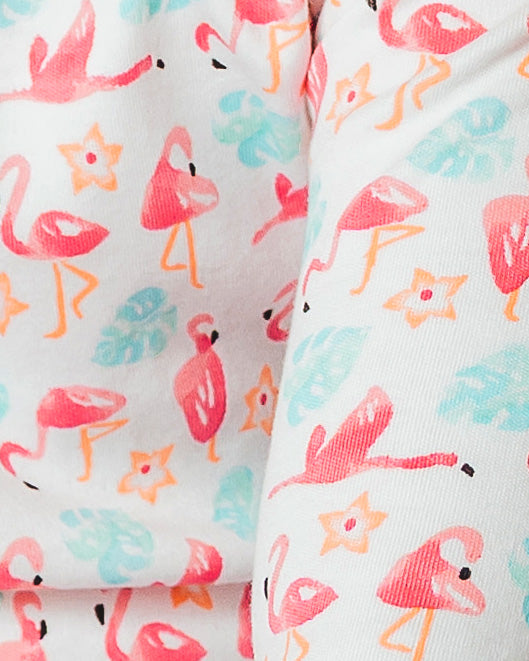 12|12 The Organic Long Sleeve Pajama Set [Flamingos]