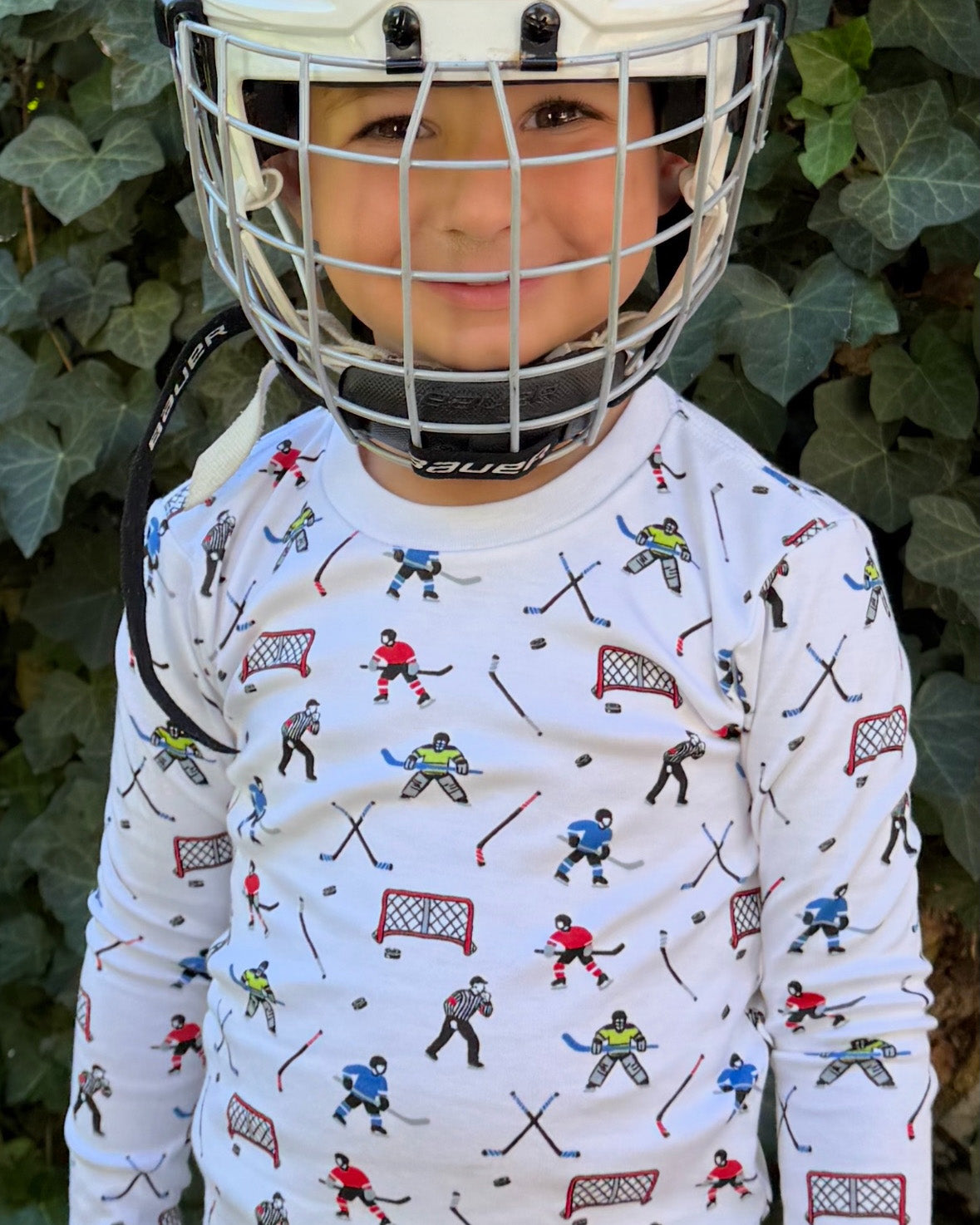 12|12 The Organic Long Sleeve Pajama Set [Hockey]