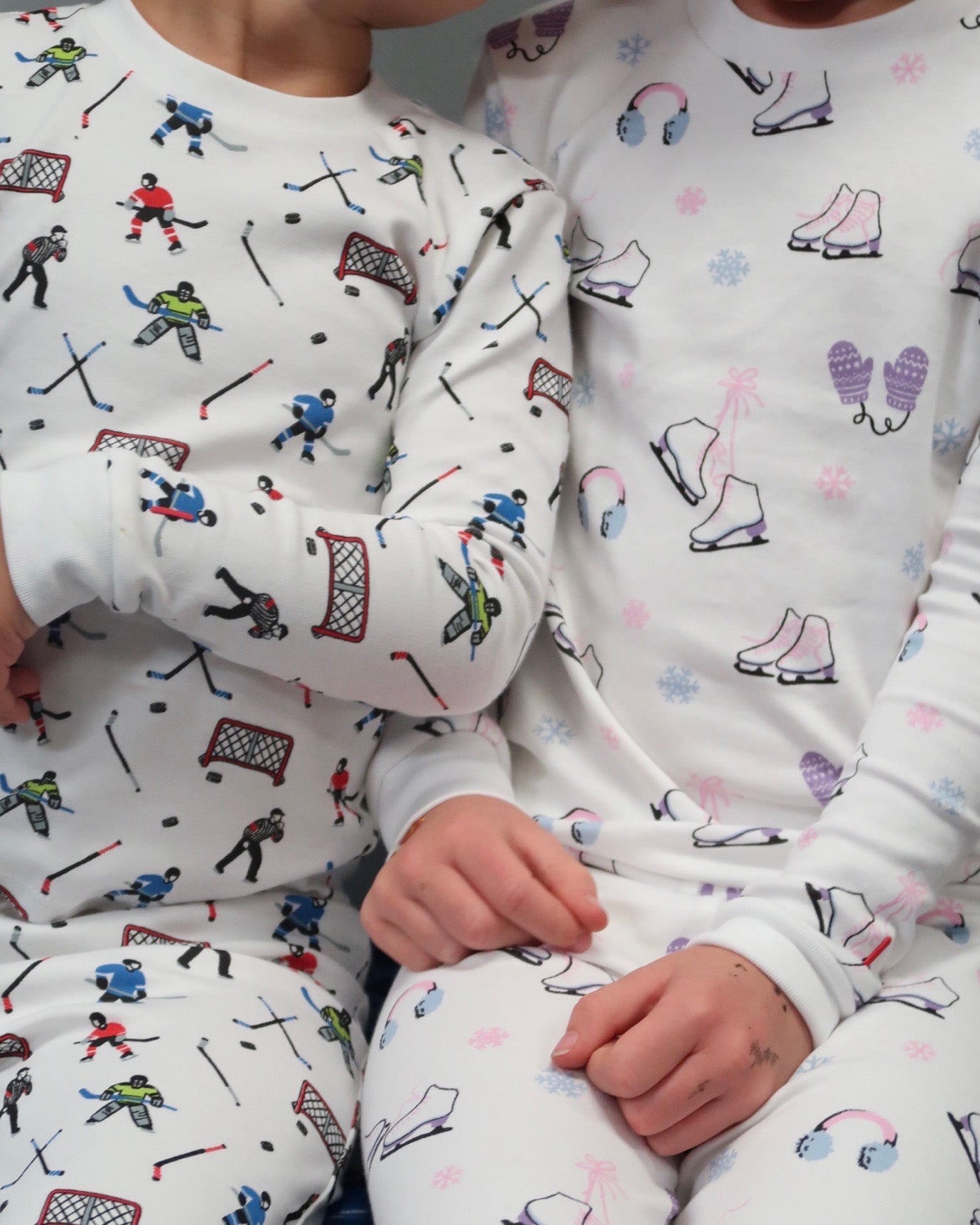 12|12 The Organic Long Sleeve Pajama Set [Hockey]