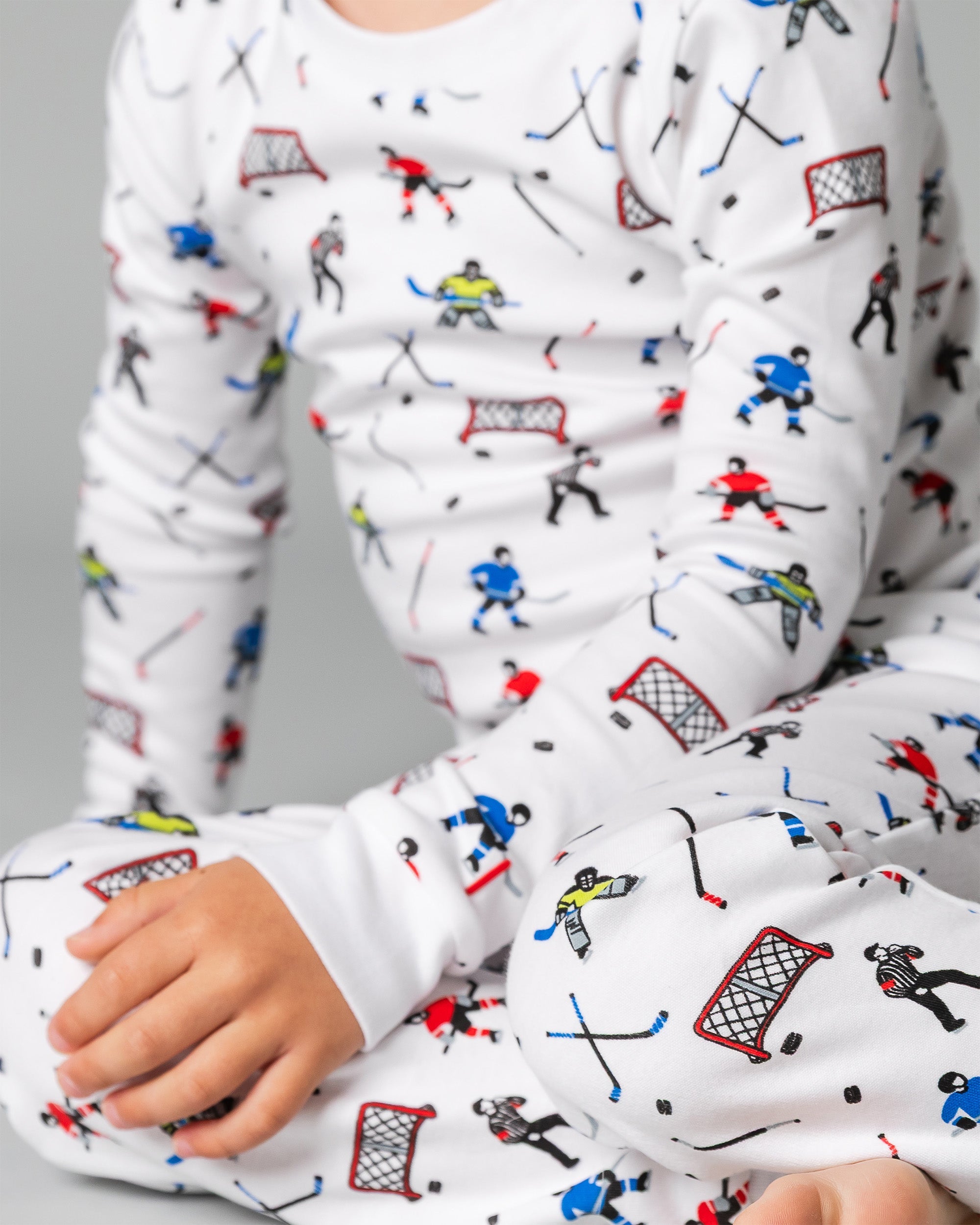12|12 The Organic Long Sleeve Pajama Set [Hockey]
