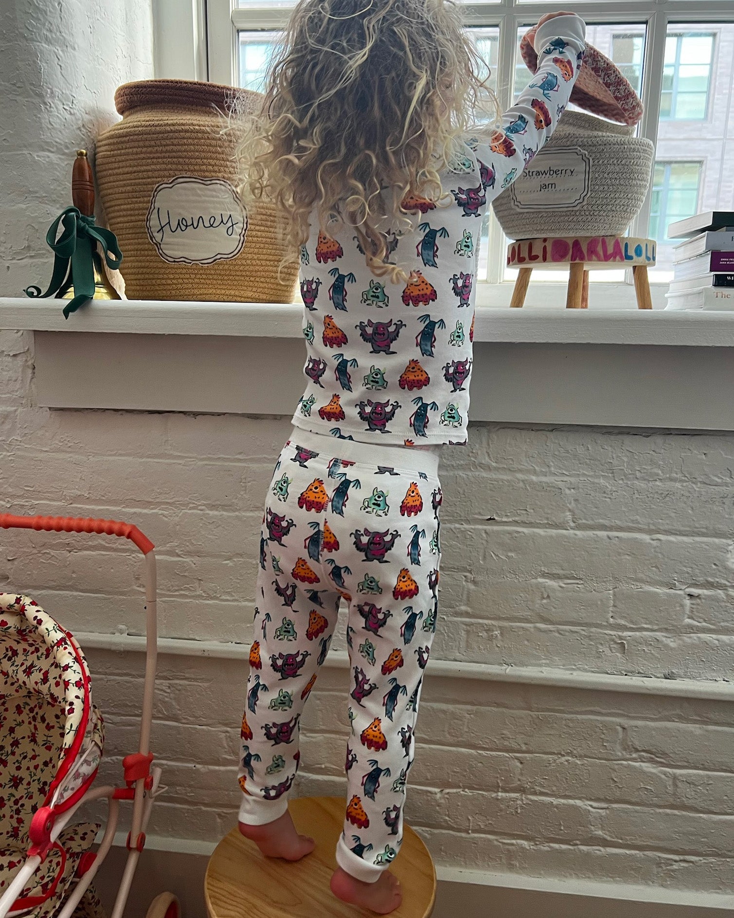 12|12 The Organic Long Sleeve Pajama Set [Monster Mash]