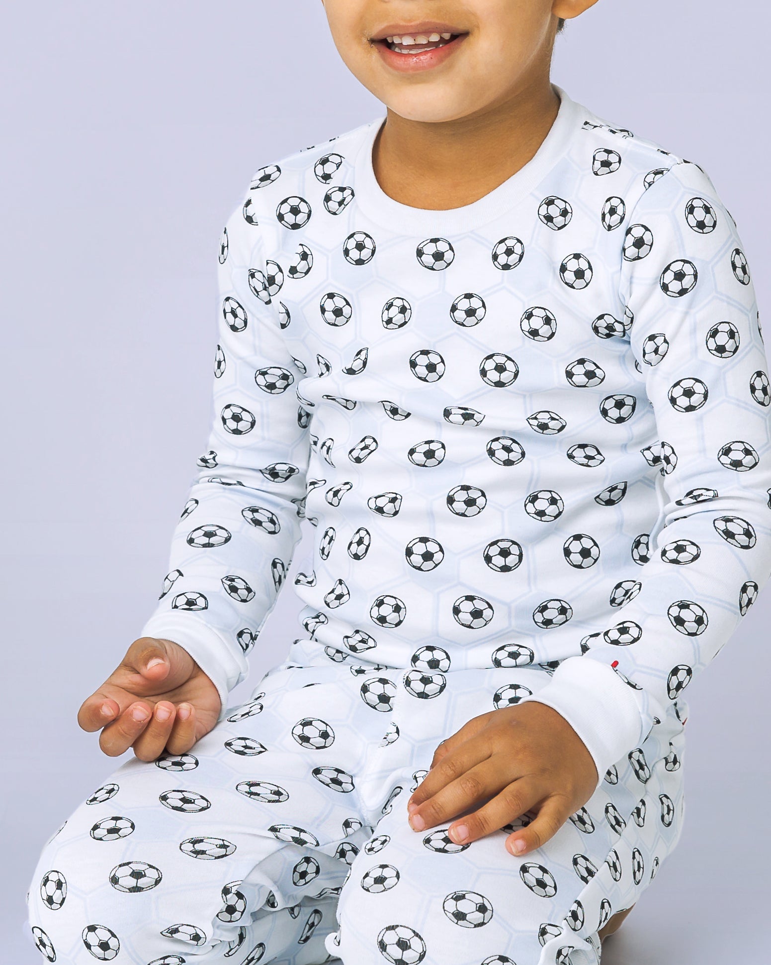 12|12 The Organic Long Sleeve Pajama Set [Soccer]