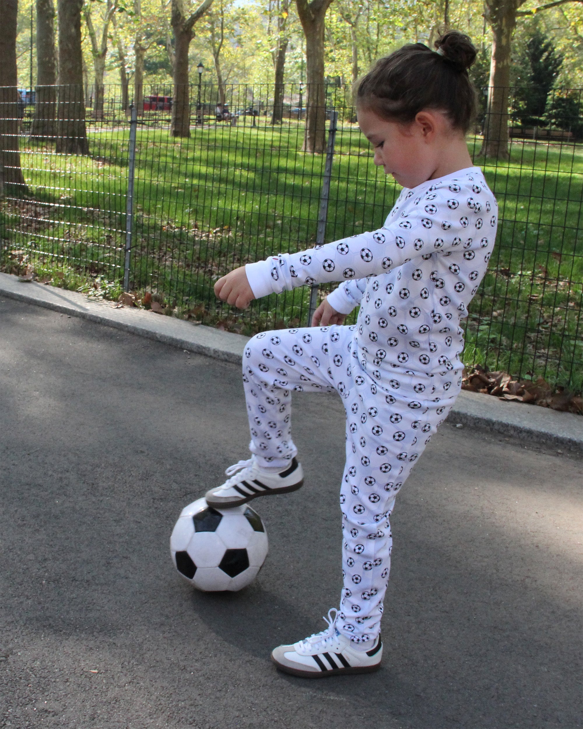 12|12 The Organic Long Sleeve Pajama Set [Soccer]