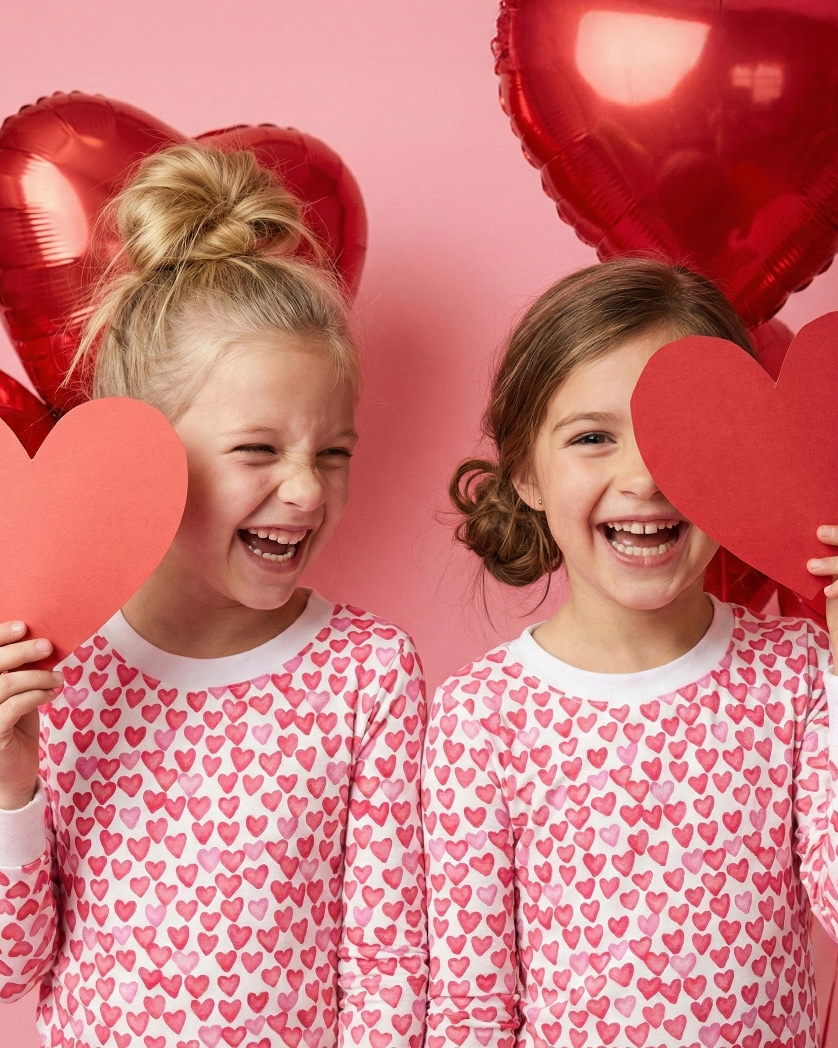 12|12 The Organic Long Sleeve Pajama Set [Sweethearts]