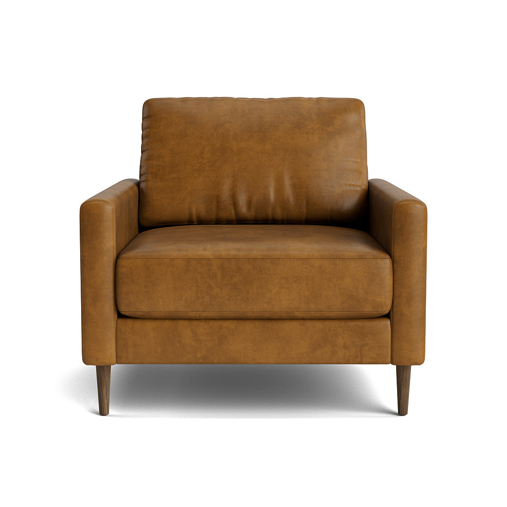 49. Leather Lounge Chair
