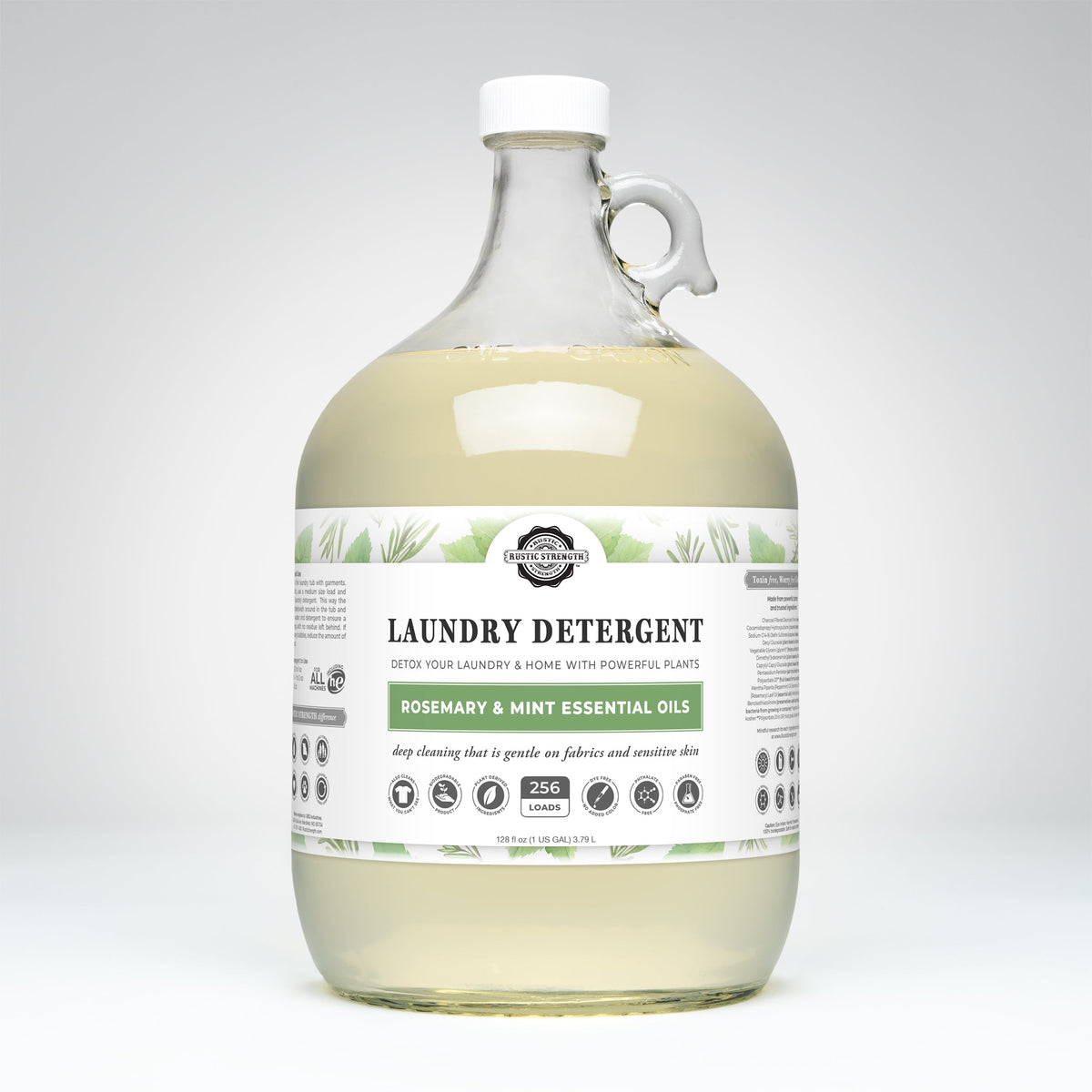Rustic Strength Laundry Detergent | Lavender & Lemon + Rosemary & Mint
