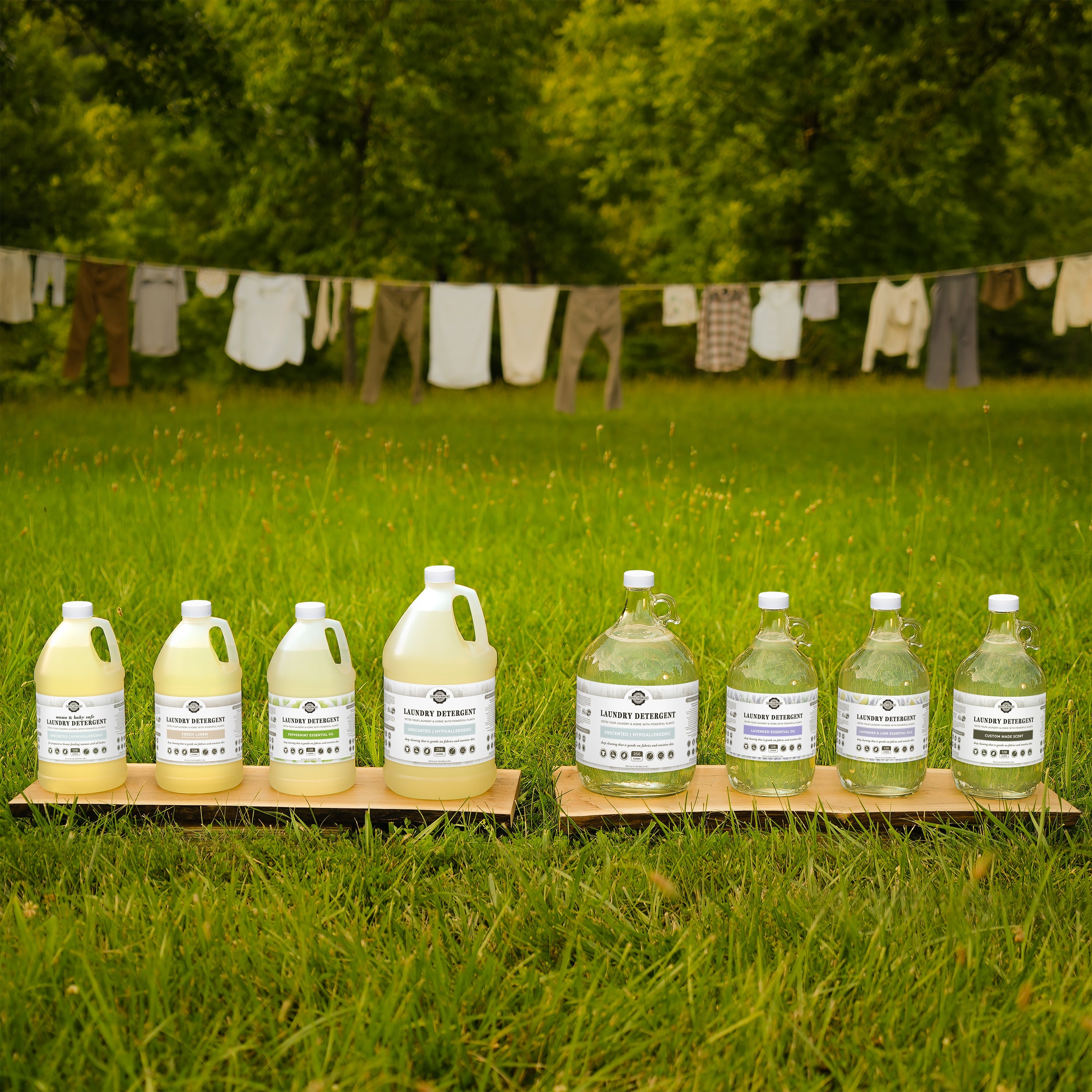 Rustic Strength Laundry Detox Set | Glass