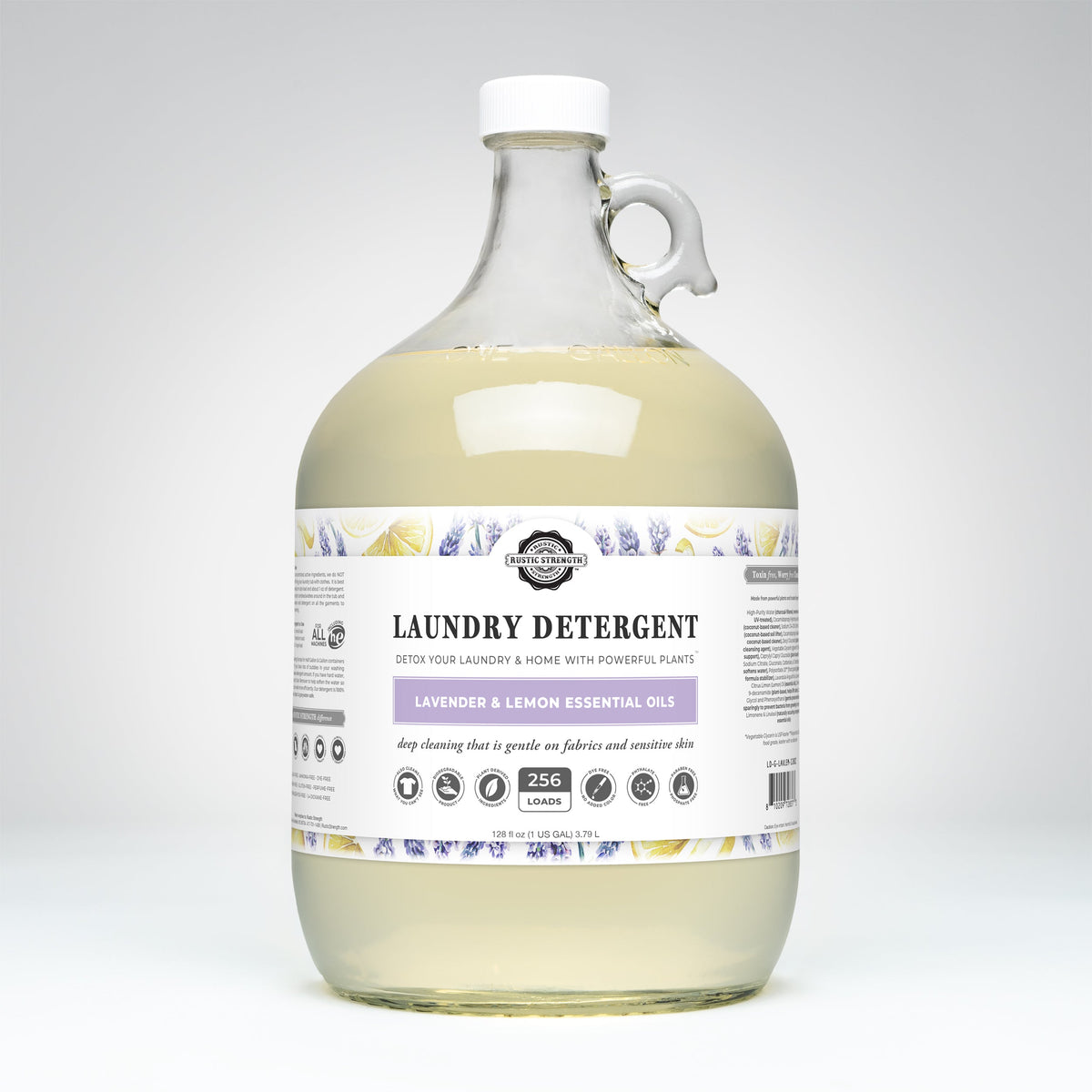 Rustic Strength Laundry Detergent | Lavender & Lemon + Rosemary & Mint