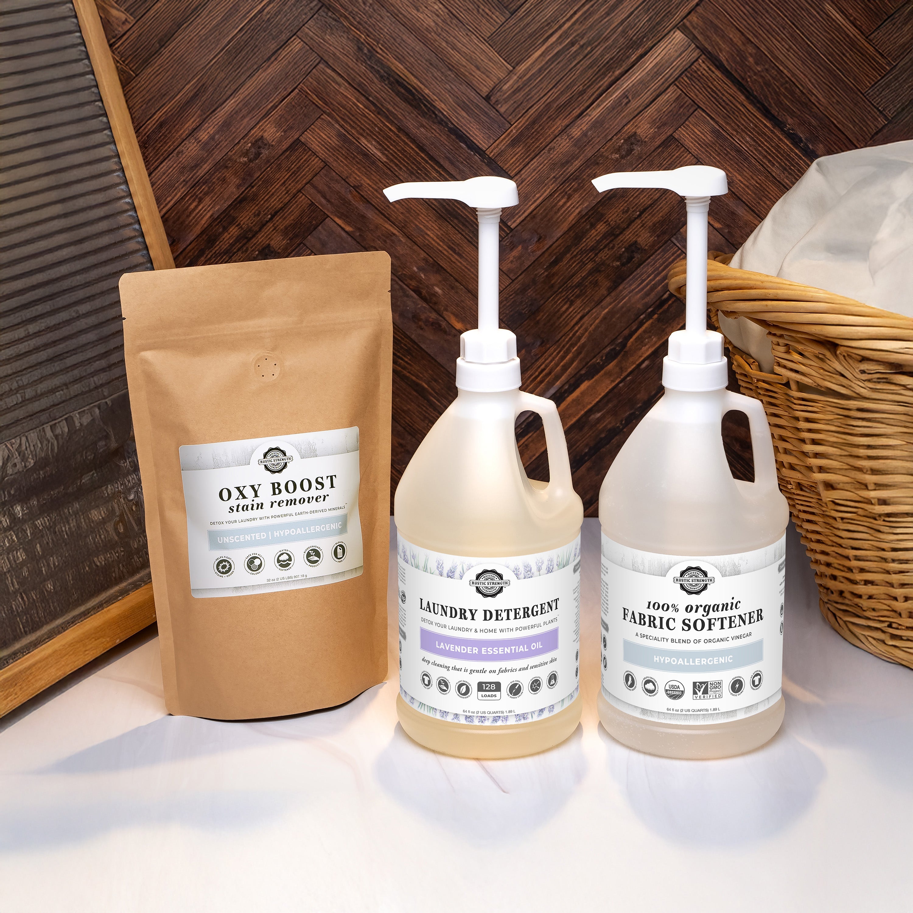 Rustic Strength Laundry Detox Set | Plastic