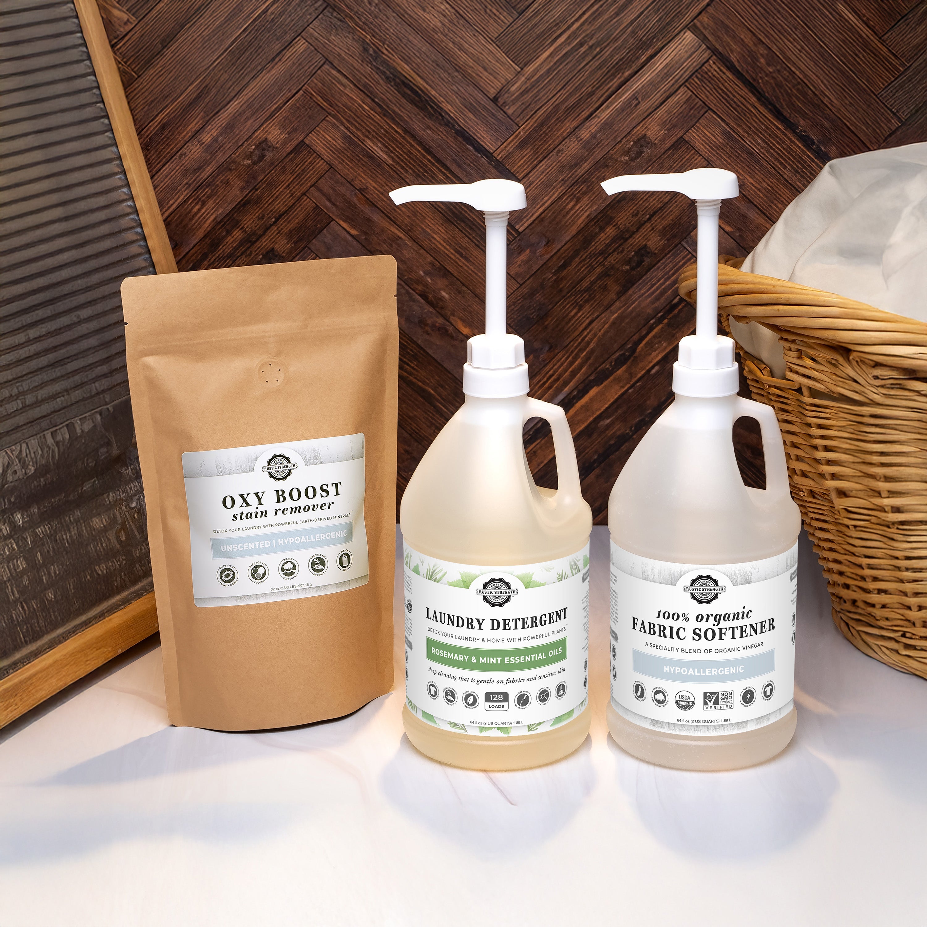 Rustic Strength Laundry Detox Set | Plastic