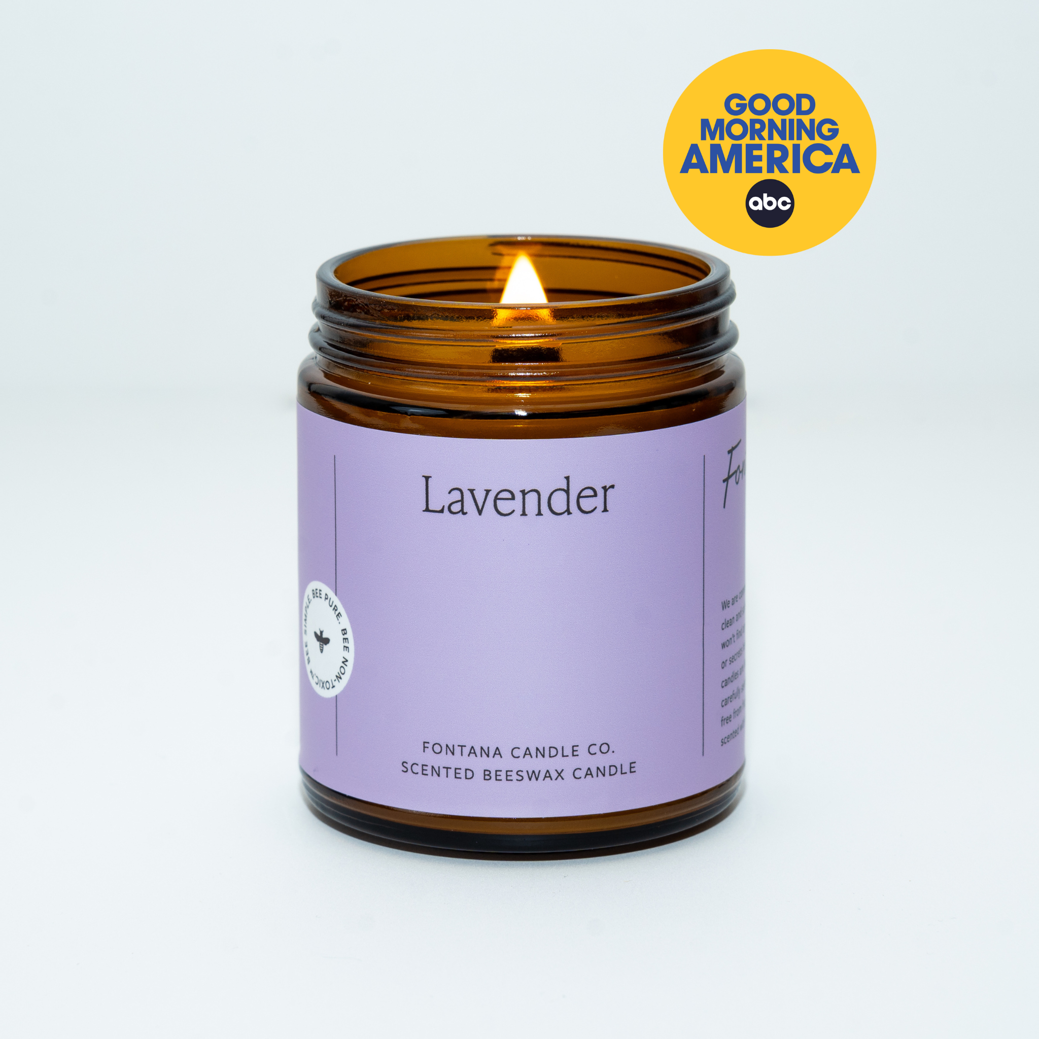 Fontana Candle Co Lavender Jar Candle
