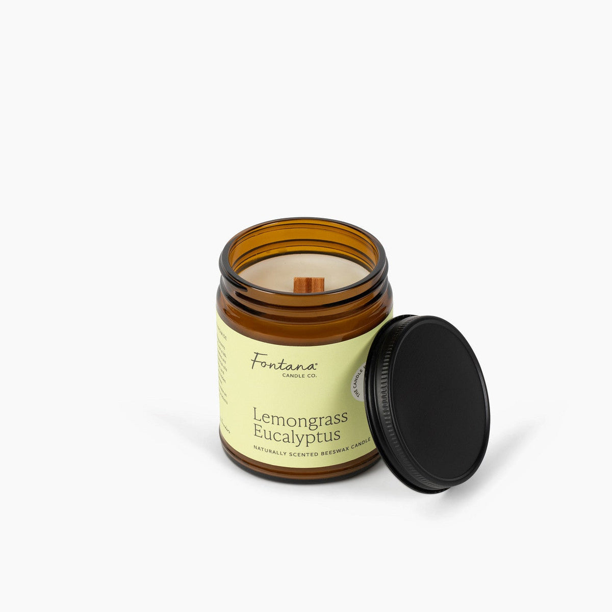 Fontana Candle Co Lemongrass Eucalyptus Jar Candle