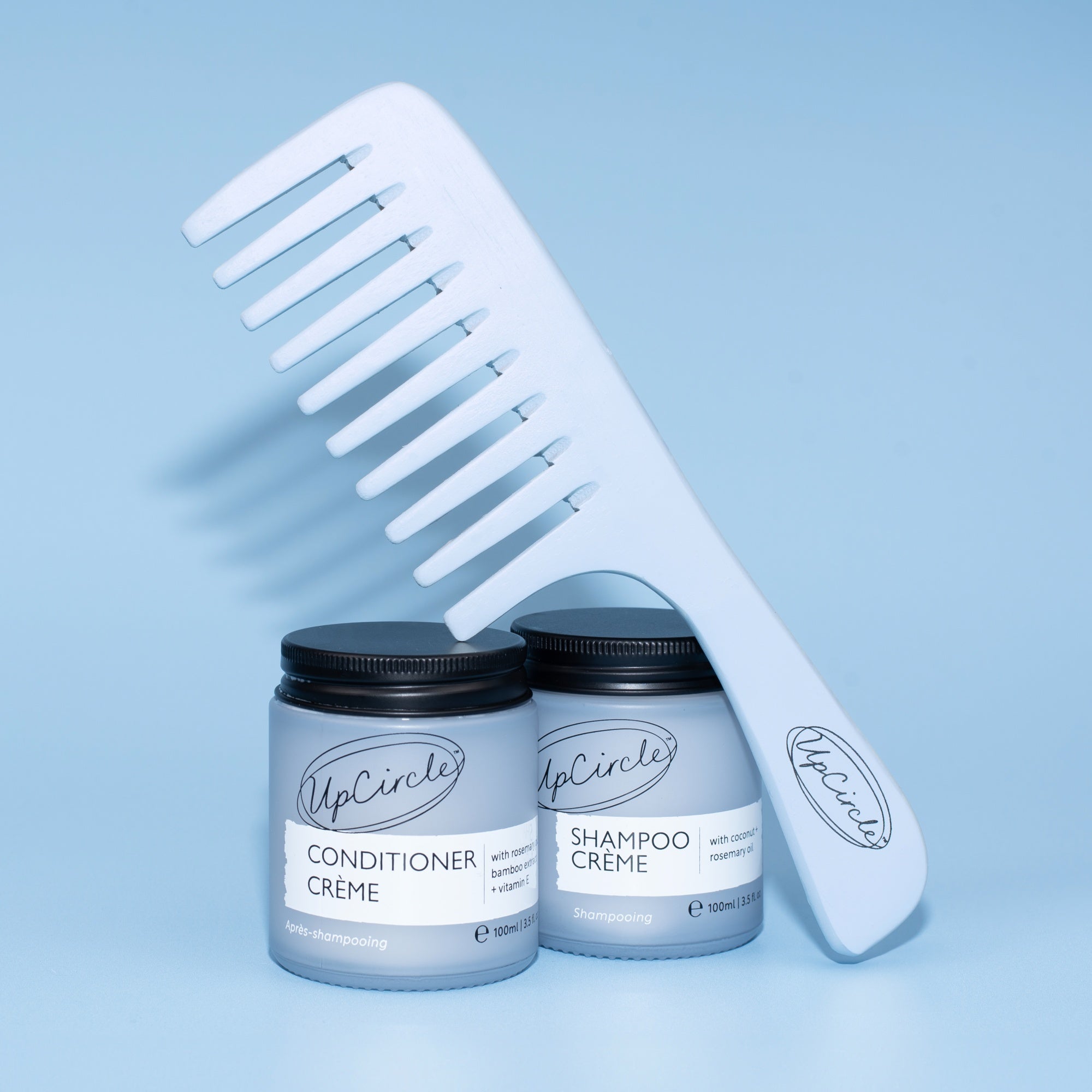 UpCircle The Haircare Duo + Bamboo Wide Tooth Comb