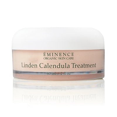 Eminence Linden Calendula Treatment jar on a white background