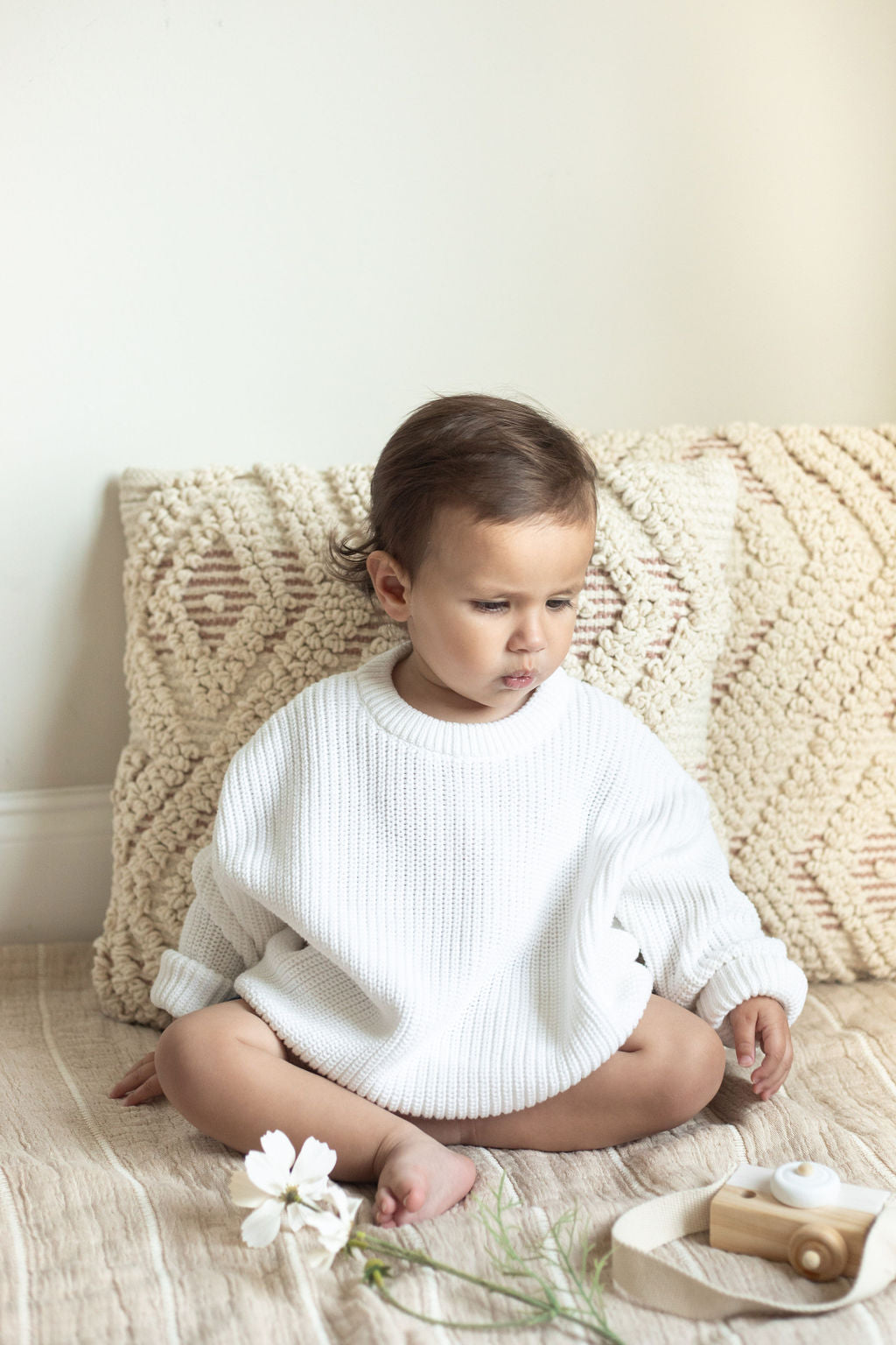 Little Organic Company Hand-Embroidered Organic Halloween Sweater