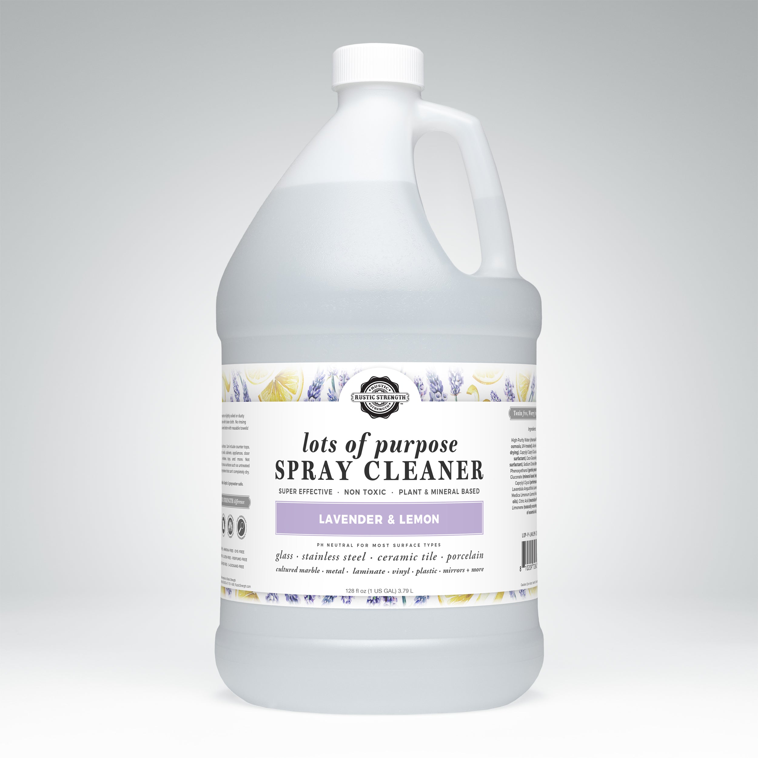 Lots of Purpose Spray Cleaner | Lavender & Lemon | 2- 1 Gallon Bottles