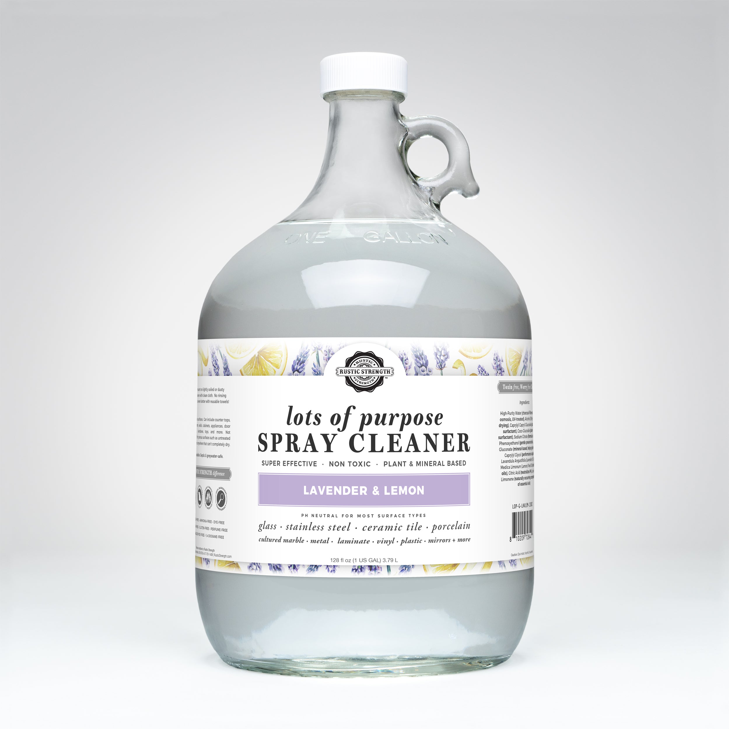 Lots of Purpose Spray Cleaner | Lavender & Lemon | 2- 1 Gallon Bottles
