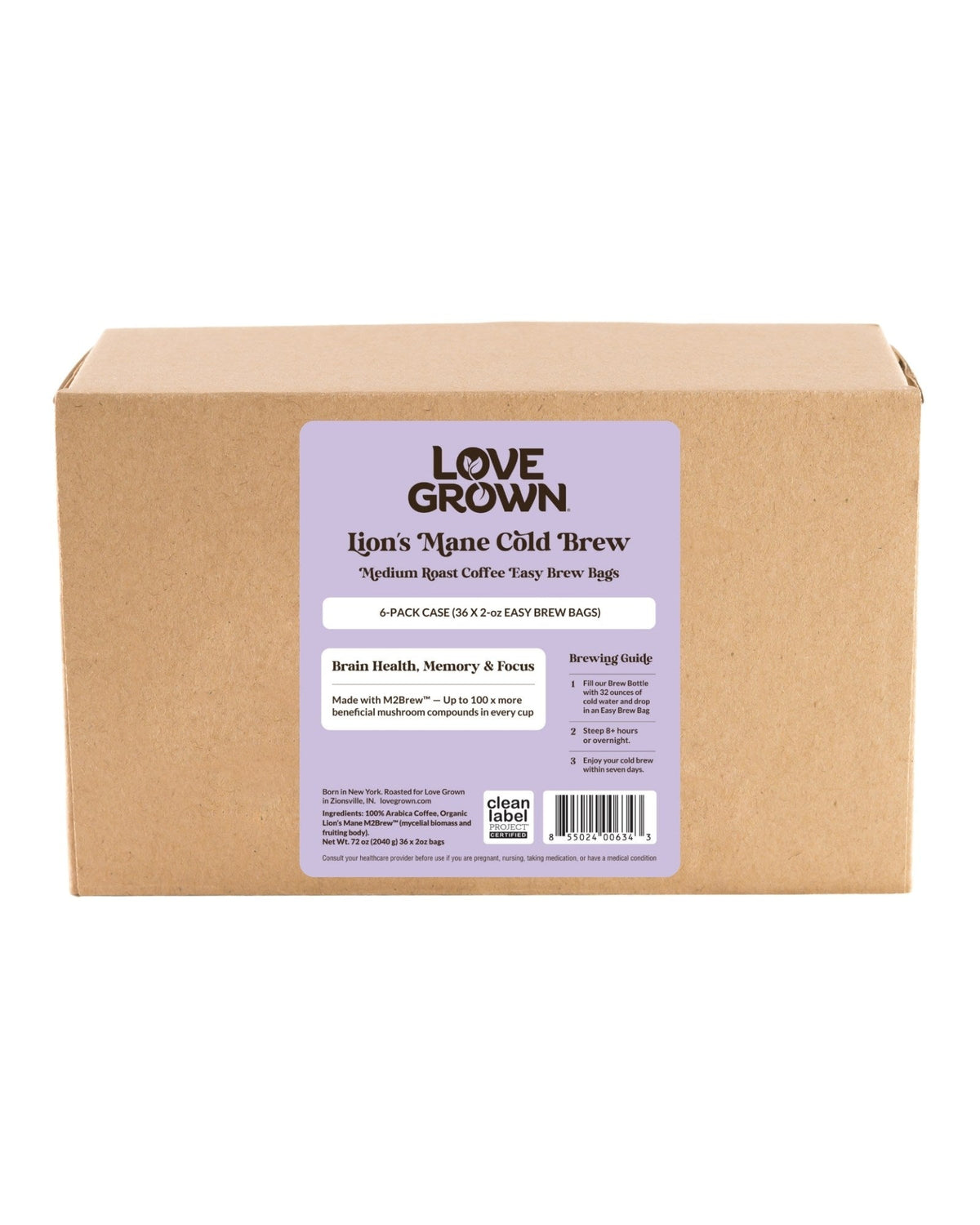 Love Grown Cold Brew Easy Brew Bags