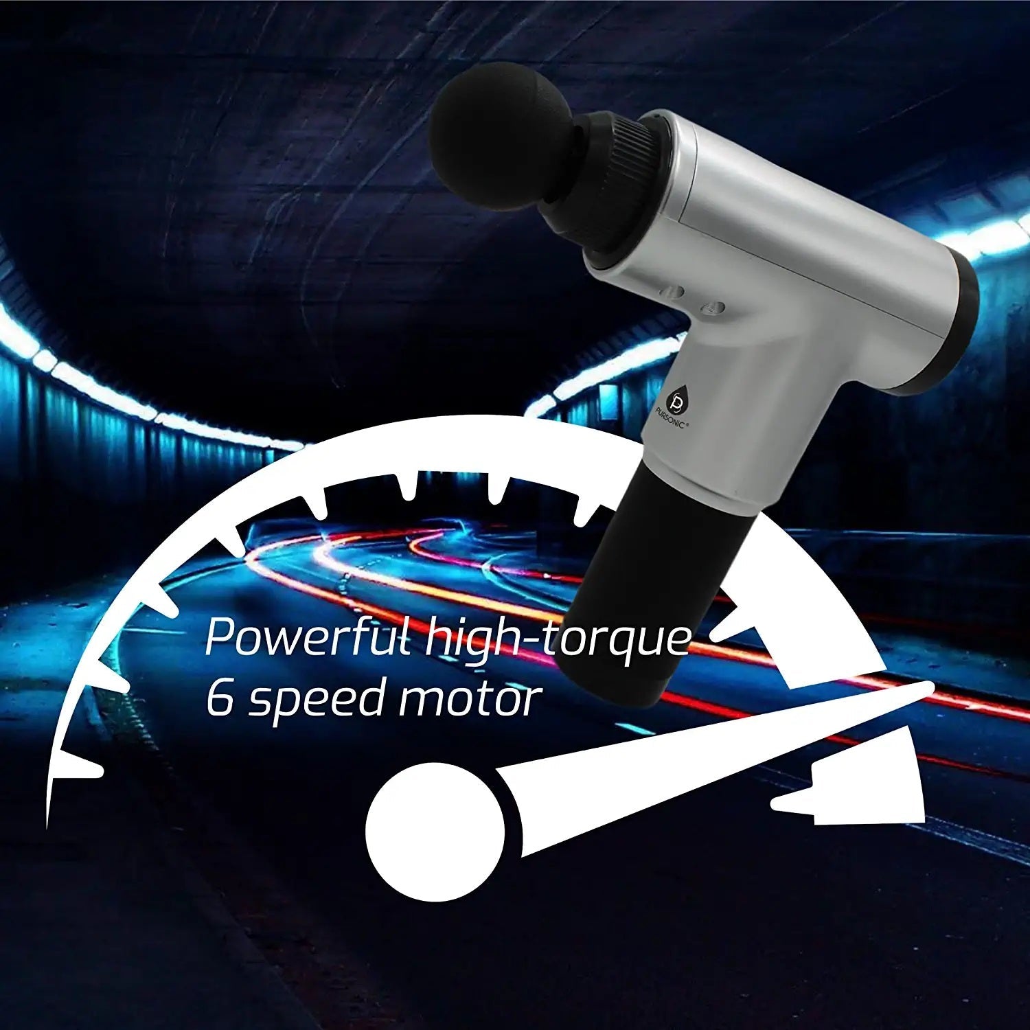 Pursonic 6 Speed Cordless & Rechargeable Professional Massage Gun - Gimme the Good Stuff Pursonic 6 Speed Cordless & Rechargeable Professional Massage Gun - Gimme the Good Stuff