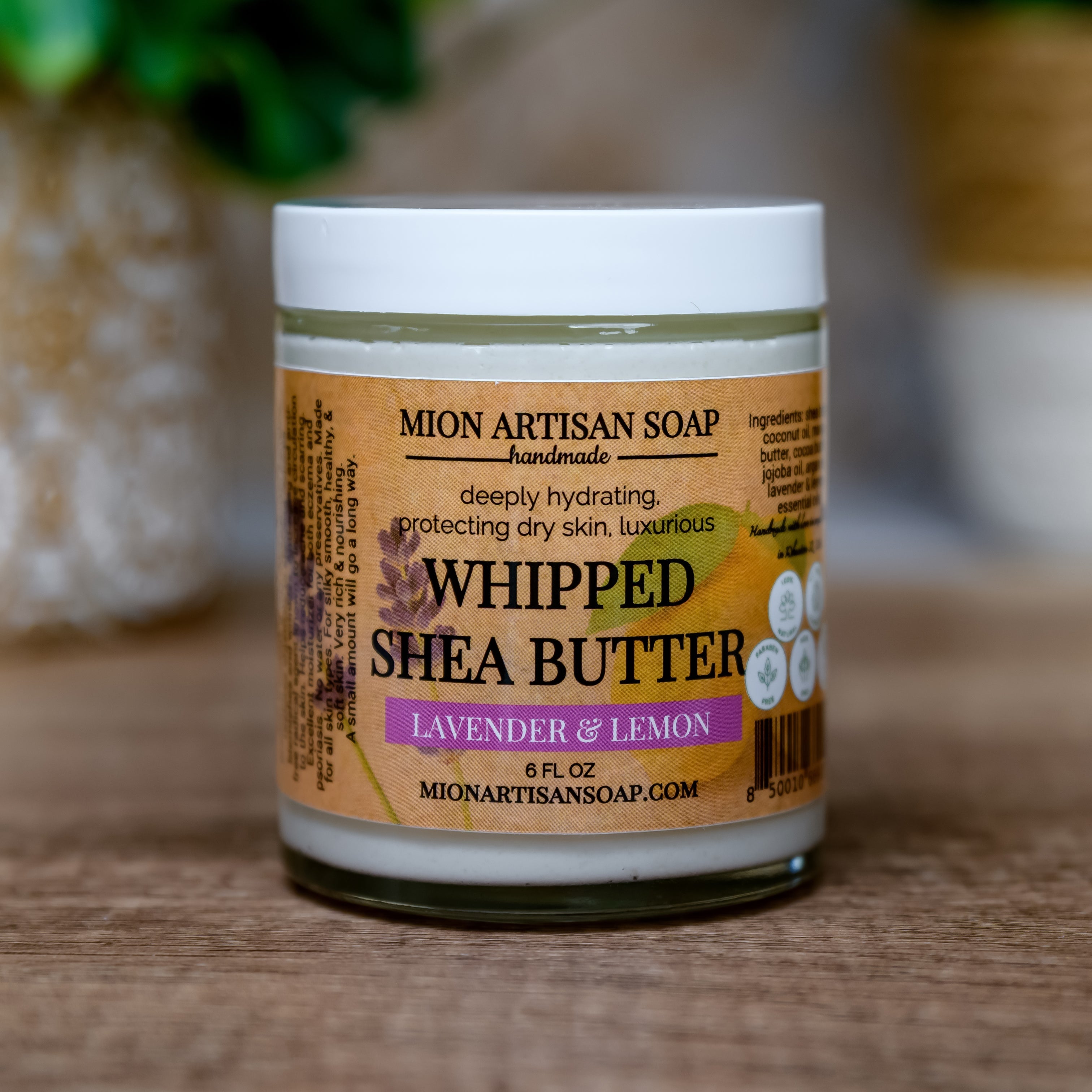 MION Artisan Soap Whipped Shea Butter | Deeply Hydrating and Rejuvenating