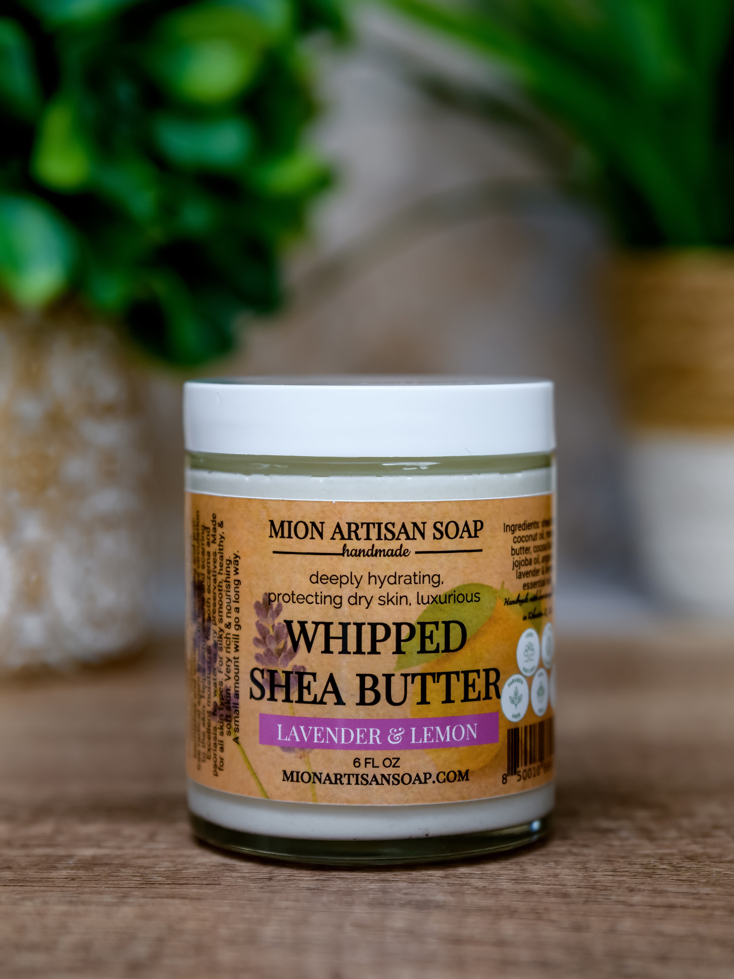 MION Artisan Soap Whipped Shea Butter | Deeply Hydrating and Rejuvenating