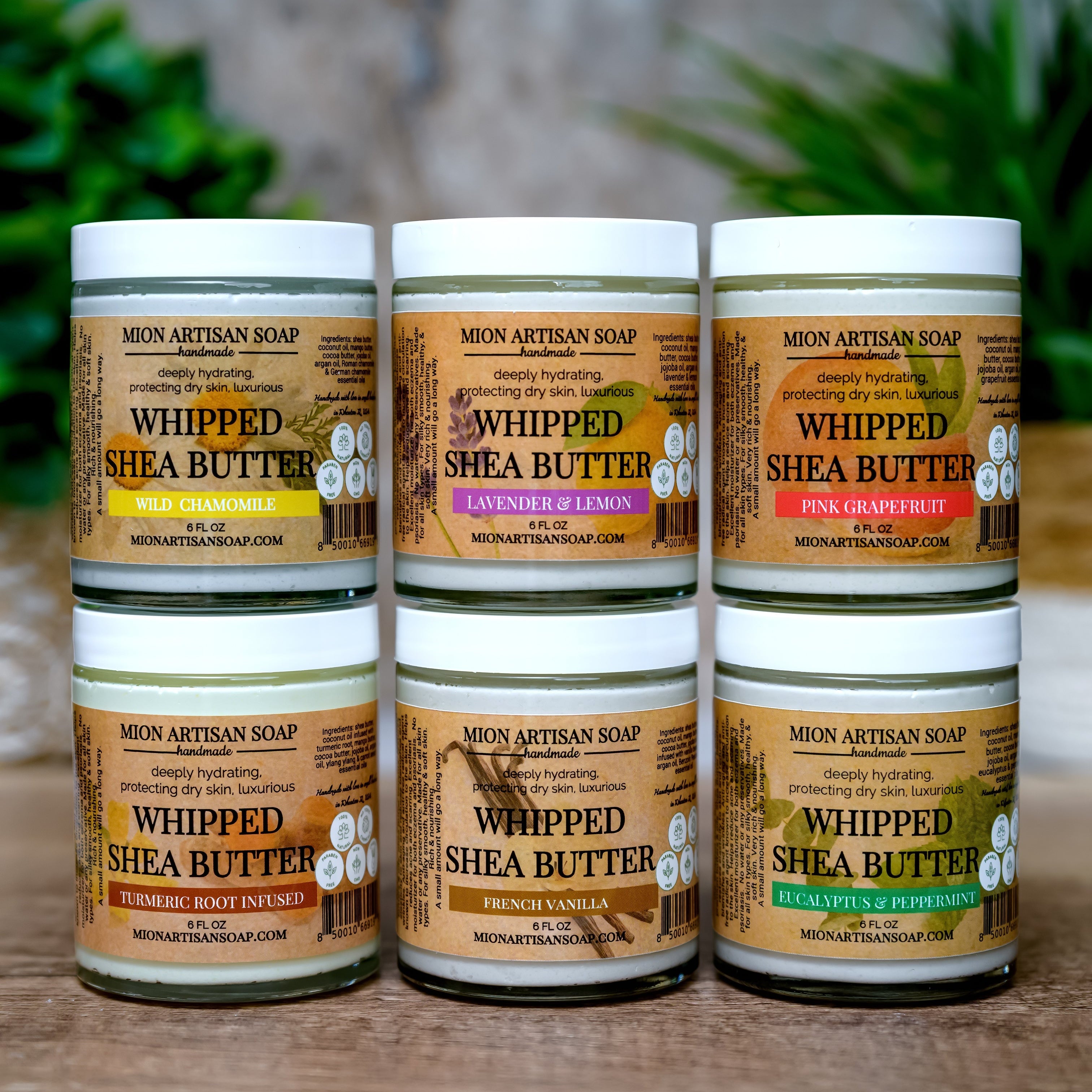 MION Artisan Soap Whipped Shea Butter | Deeply Hydrating and Rejuvenating