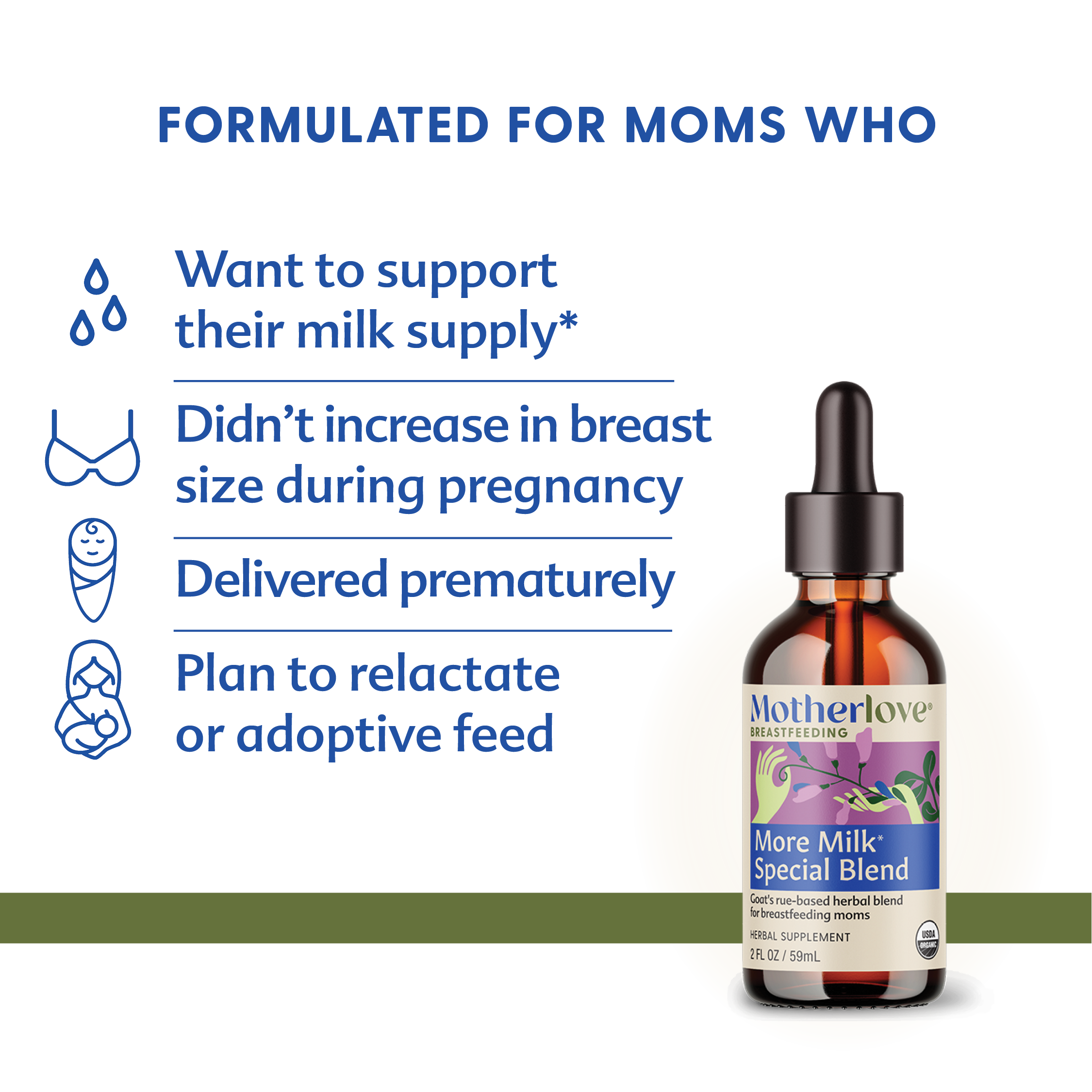 Motherlove Herbal Company More Milk® Special Blend - Tincture